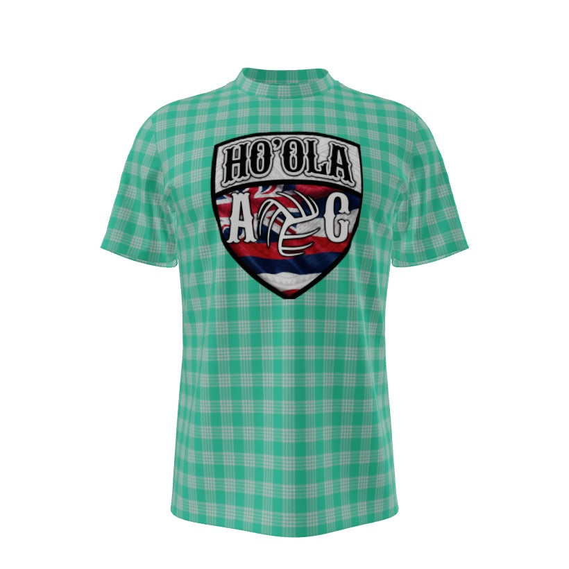 Unisex Short Sleeve Shirt - Mint/Grey