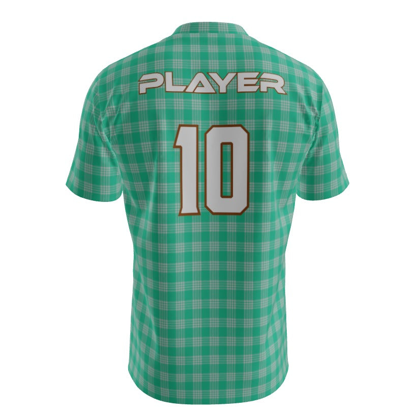 Unisex Short Sleeve Shirt - Mint/Grey