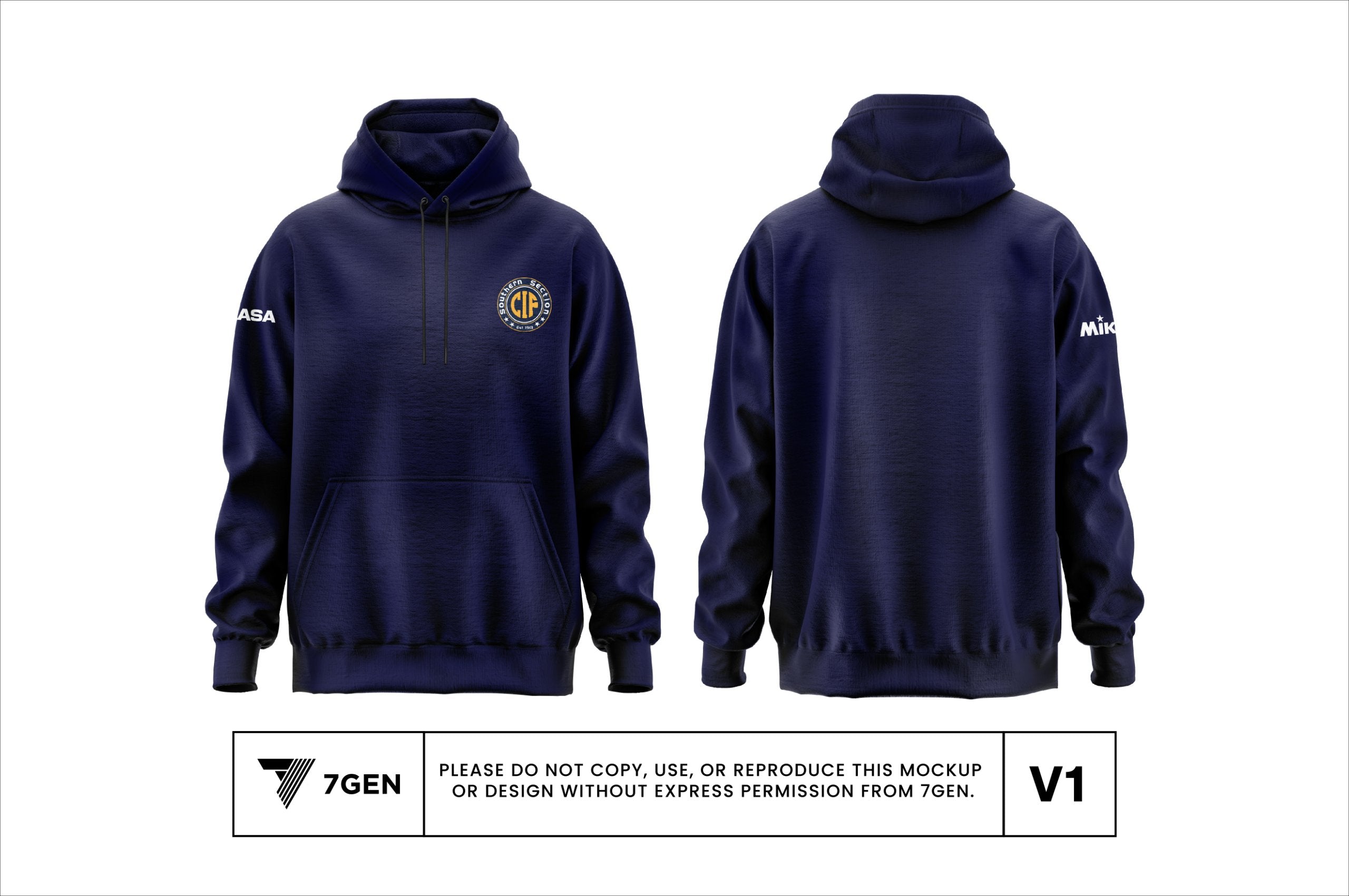 Unisex Pullover Hoodie - Dark Blue