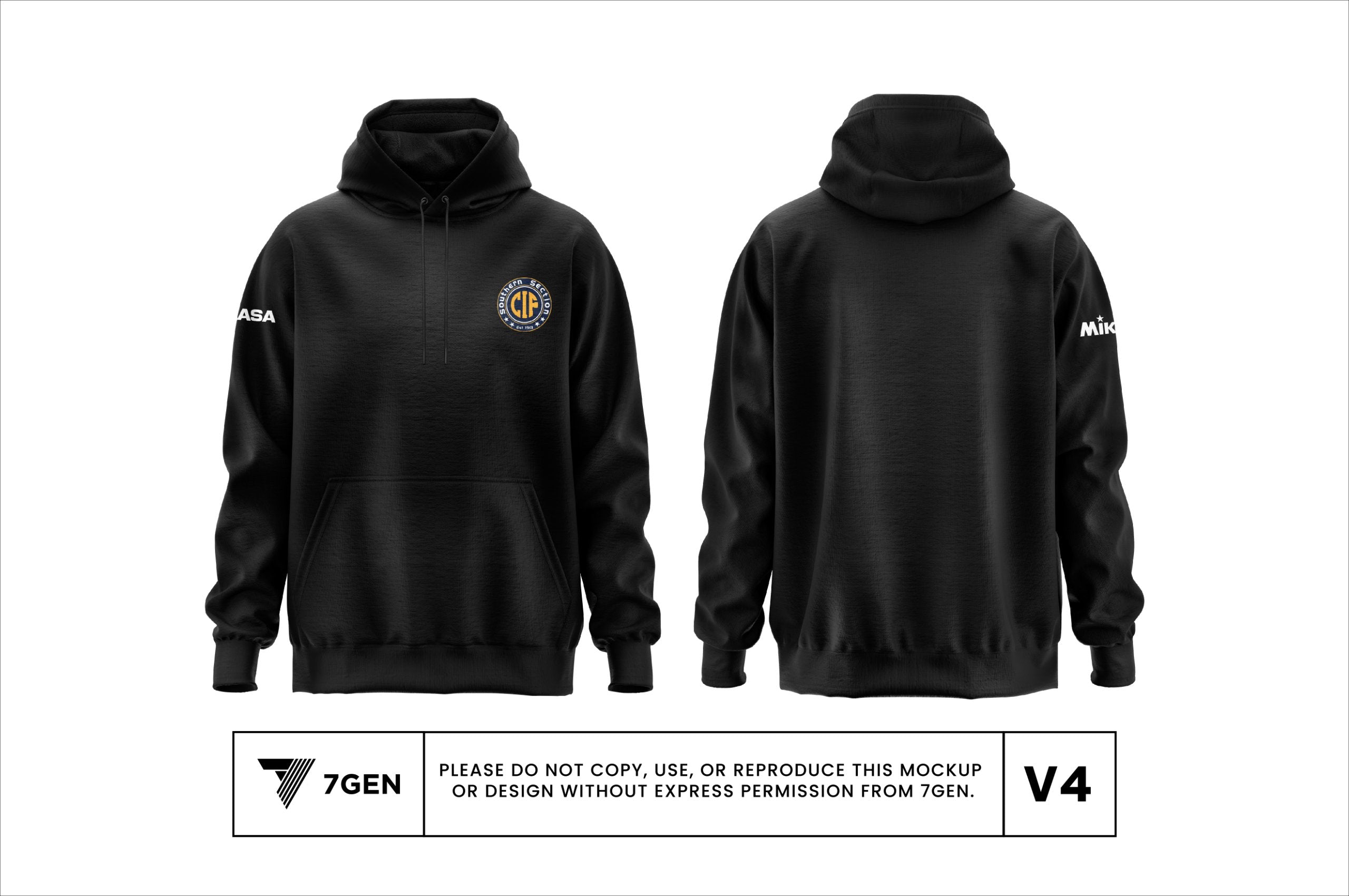 Unisex Pullover Hoodie - Black