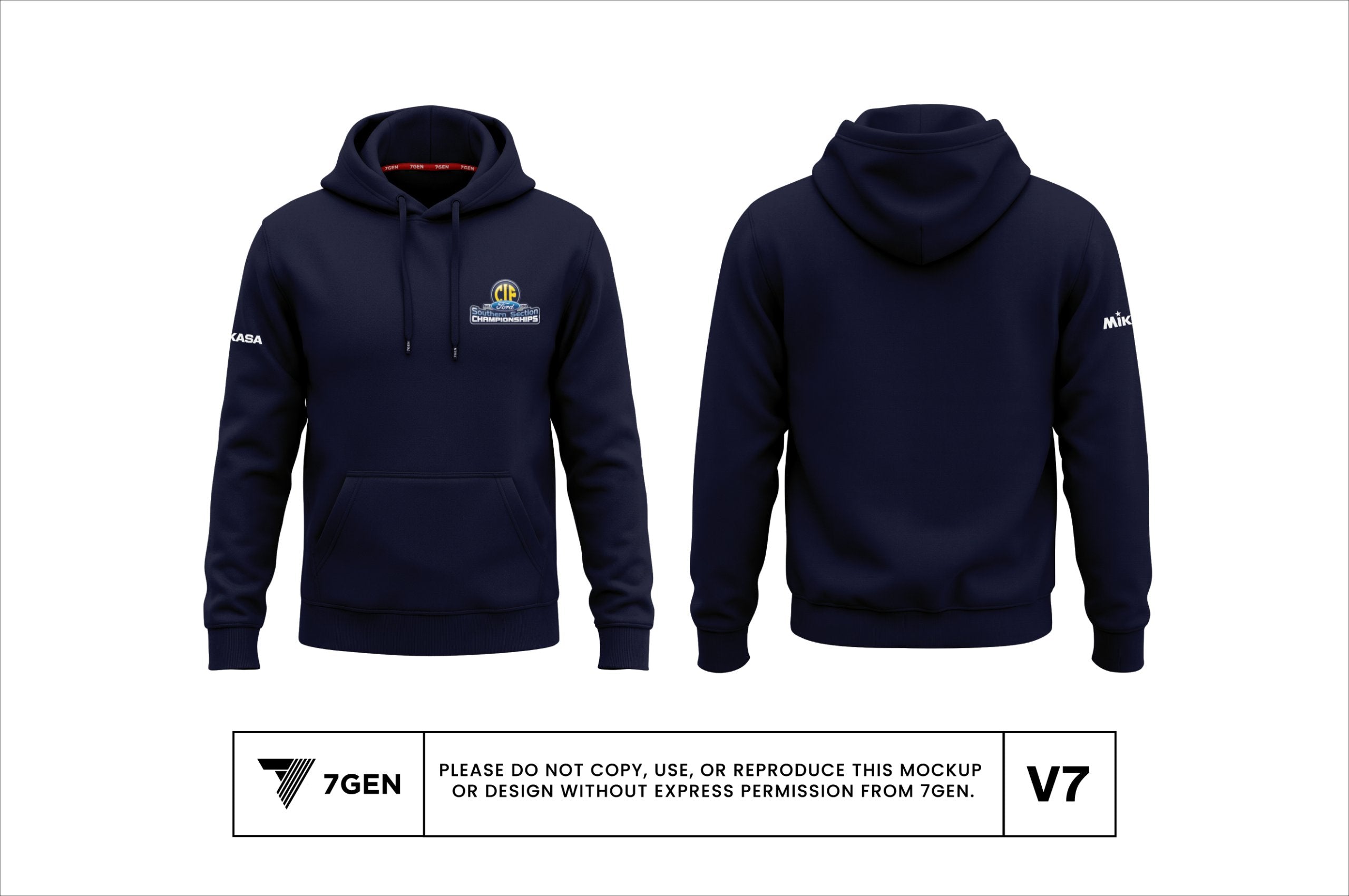 Unisex Pullover Hoodie - Dark Blue