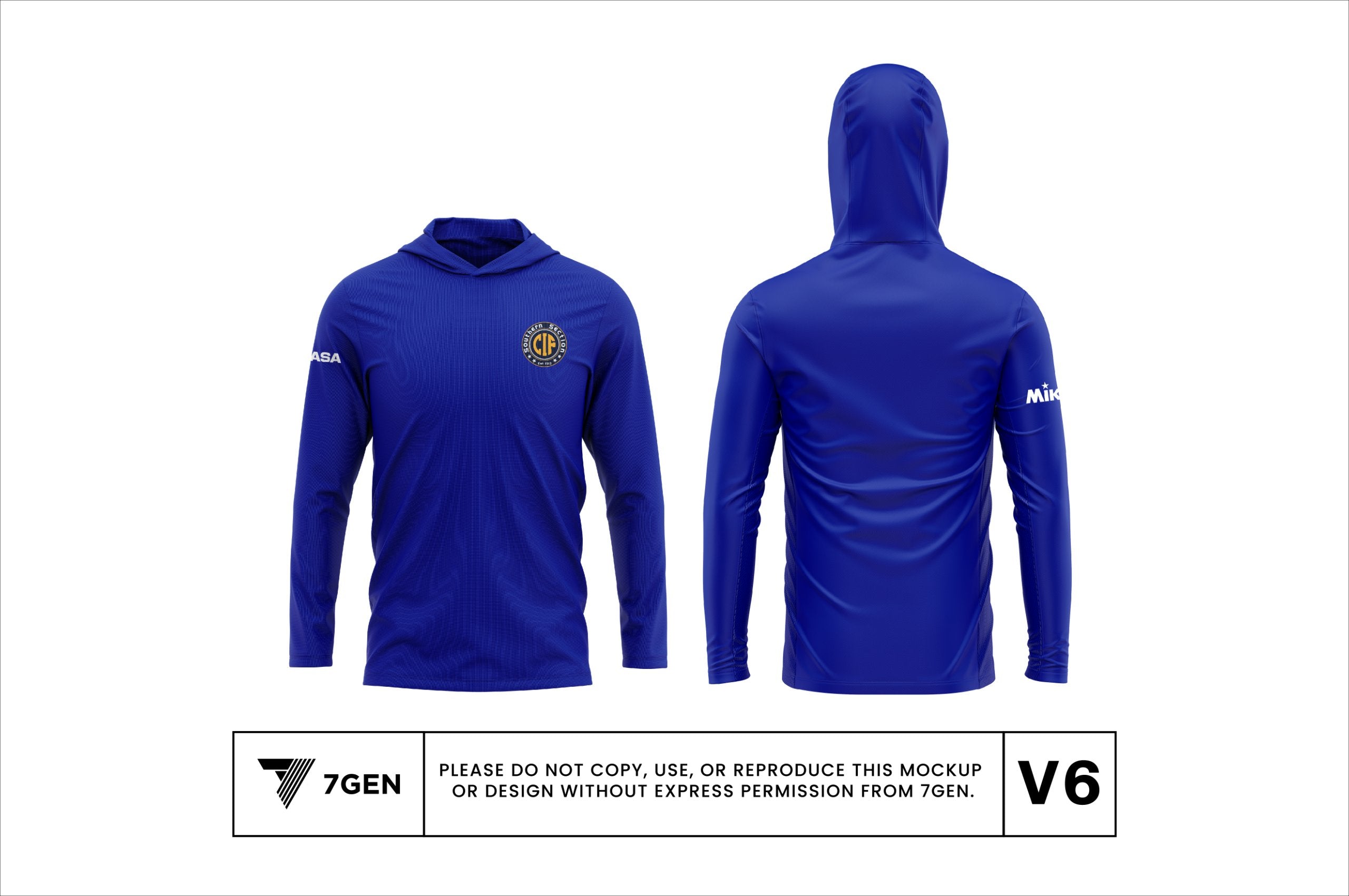 Hooded LS - Blue