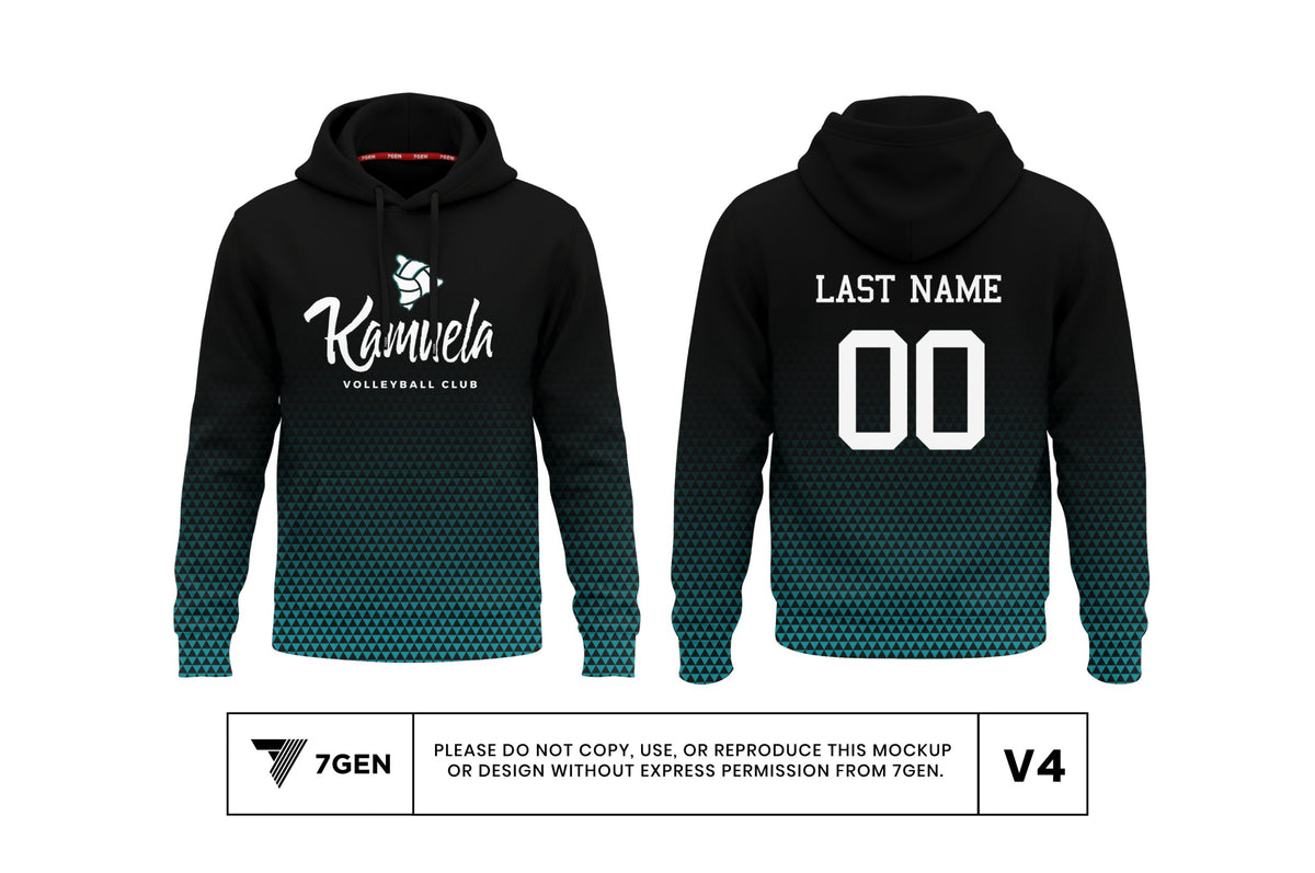 Hoodie - Black/Blue