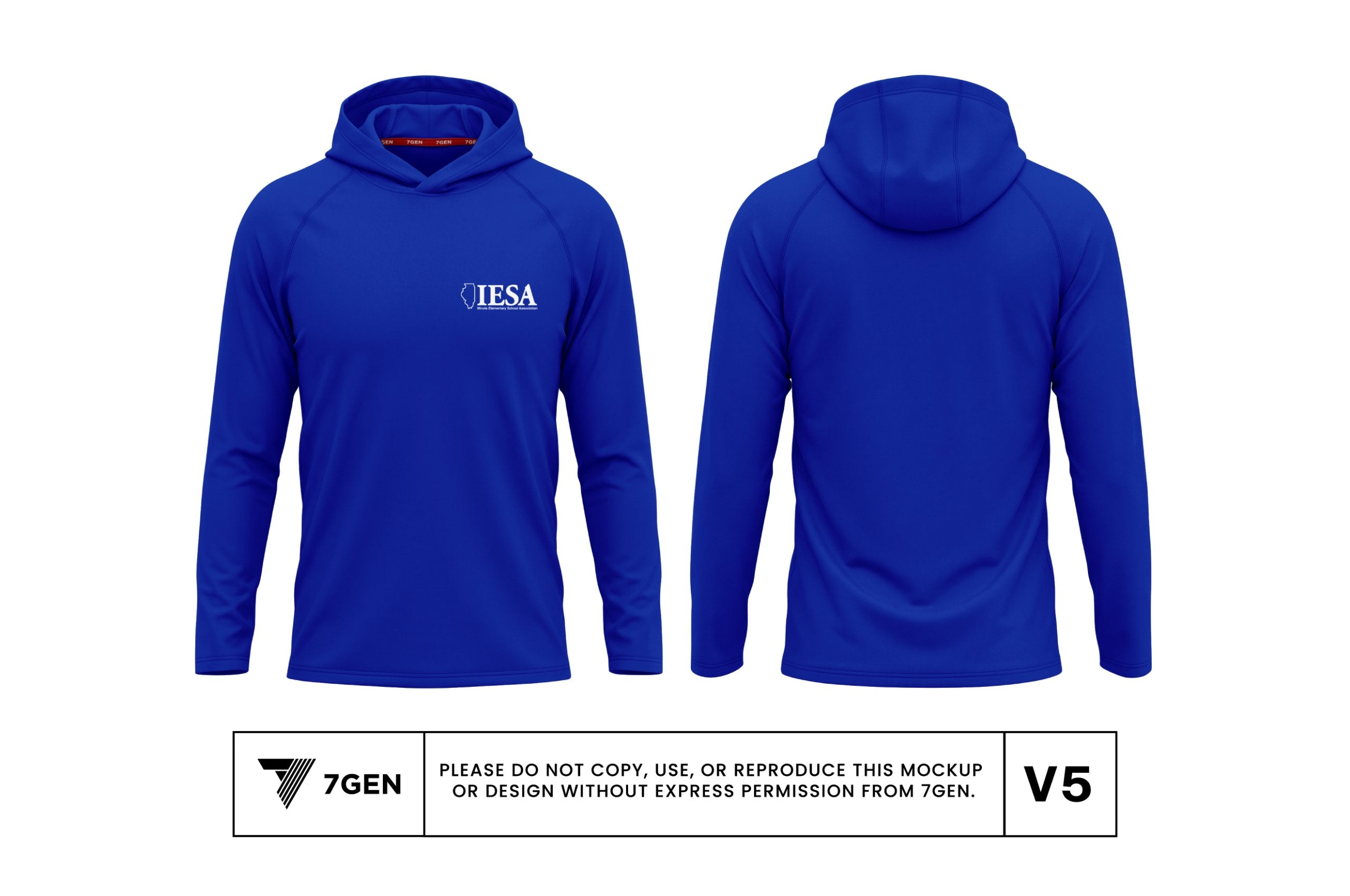Hooded LS - Royal Blue
