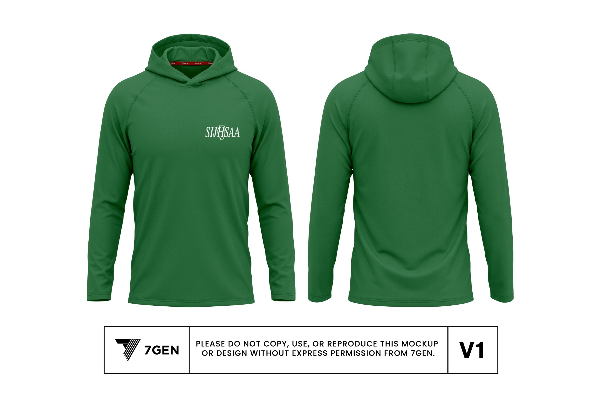 Hooded LS - Green