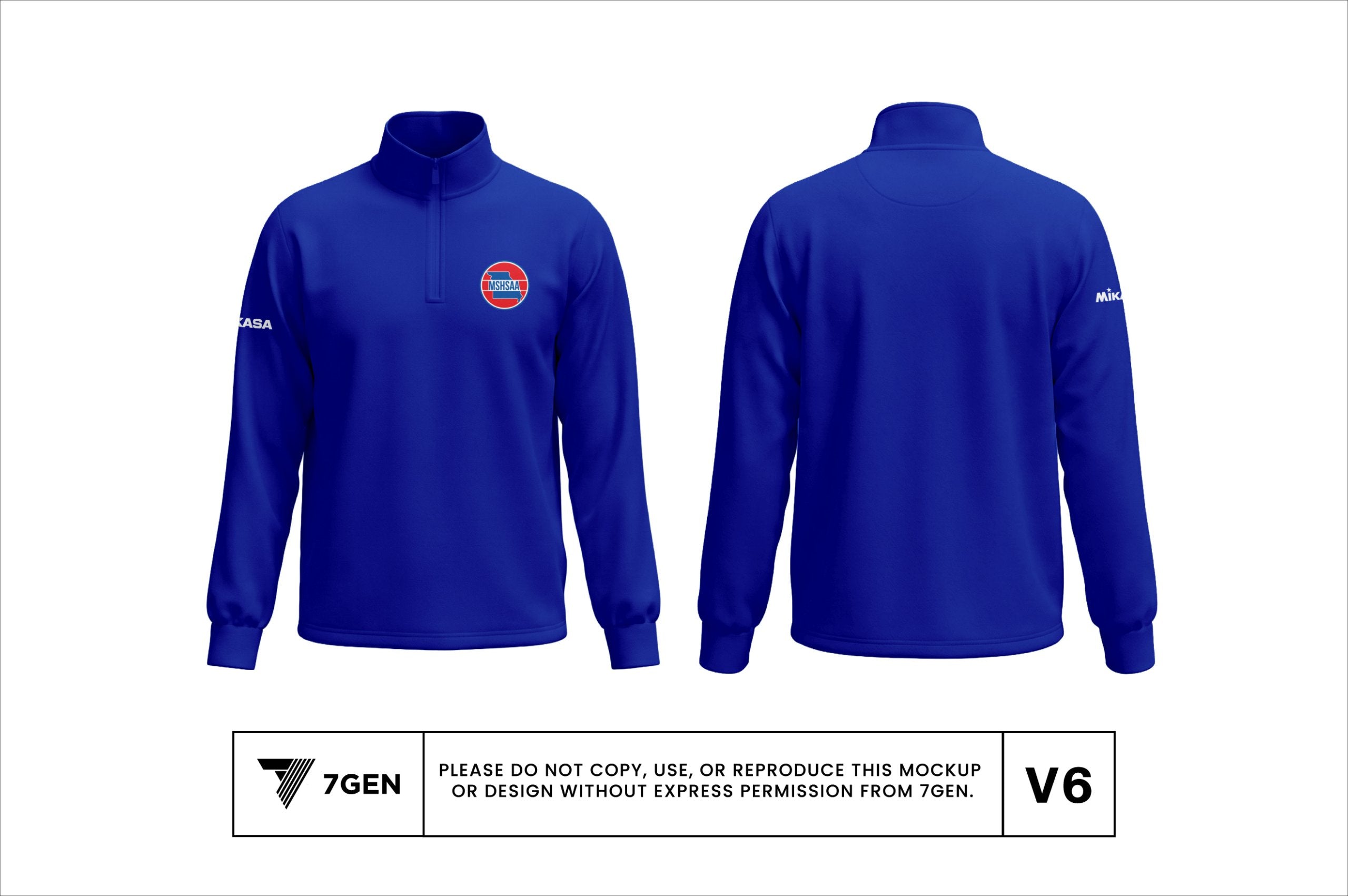 1/4 Zip - Royal Blue