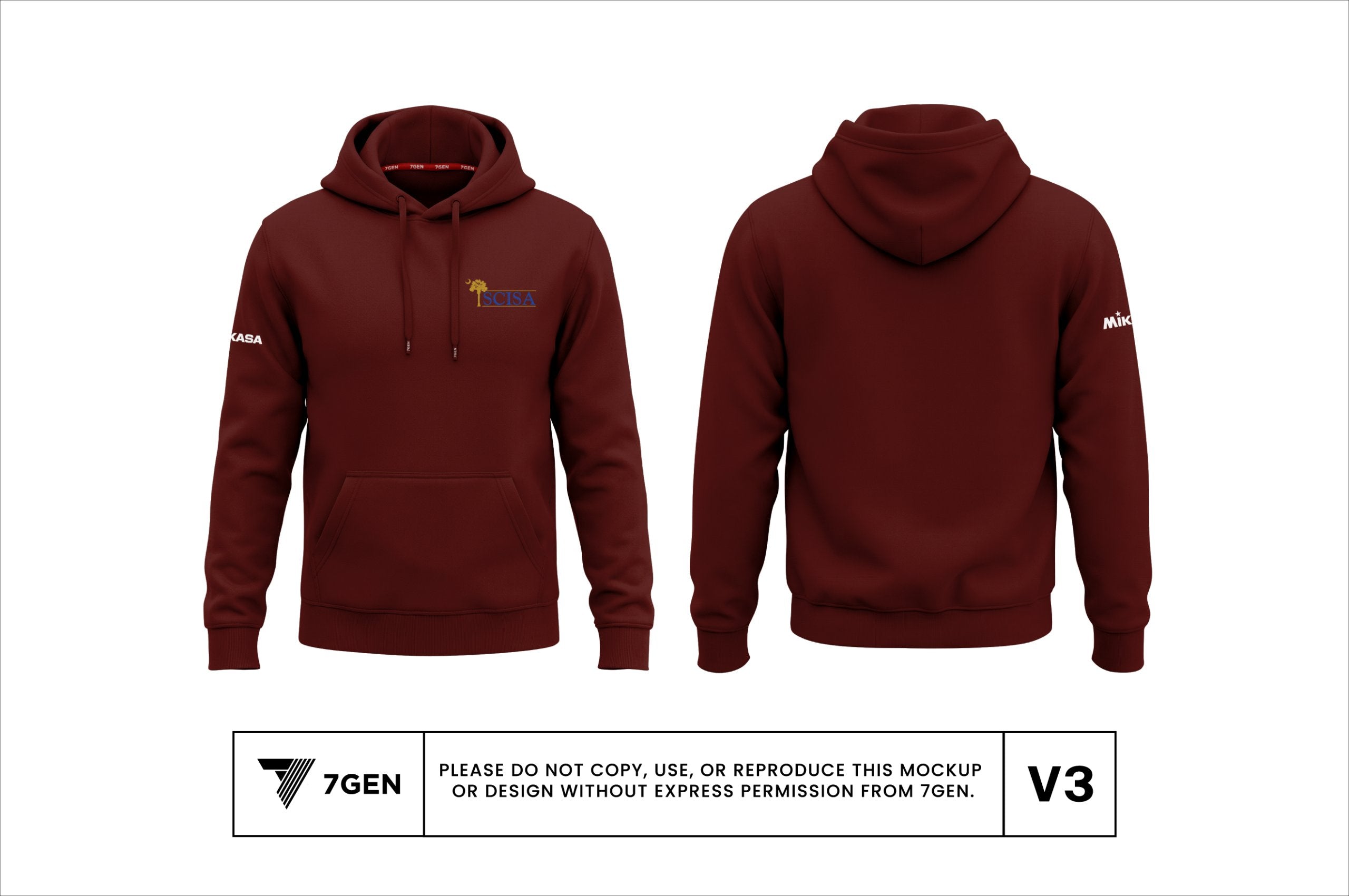Unisex Hoodie - Maroon