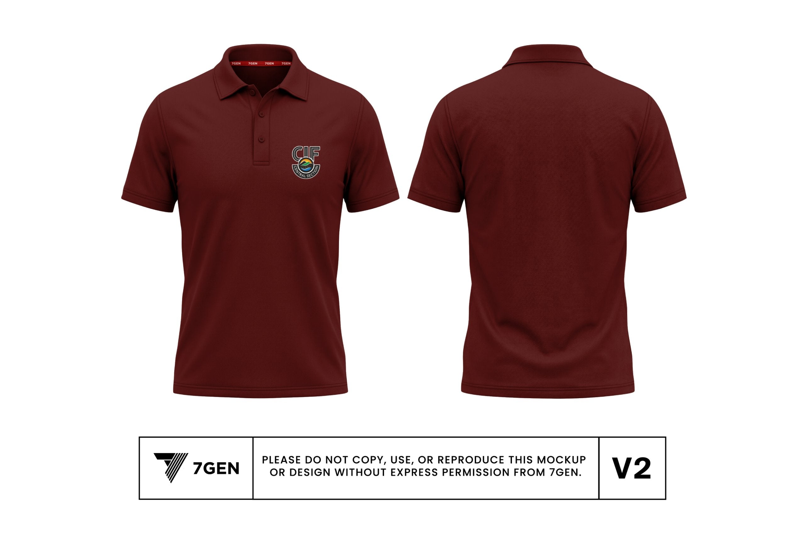 Polo - Maroon