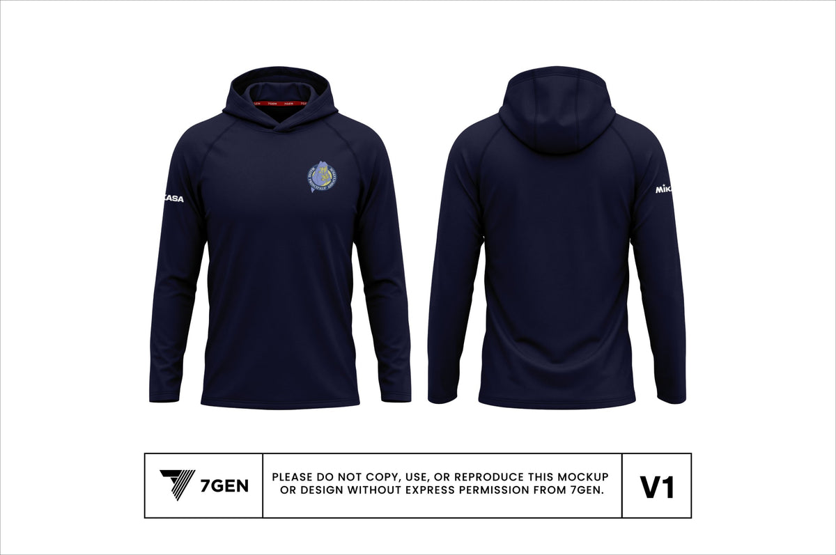 Hooded LS - Navy Blue