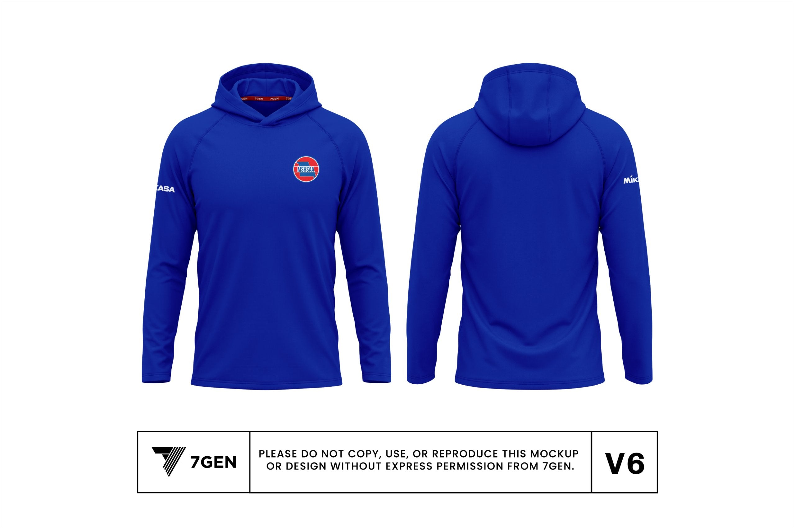 Hooded LS - Royal Blue