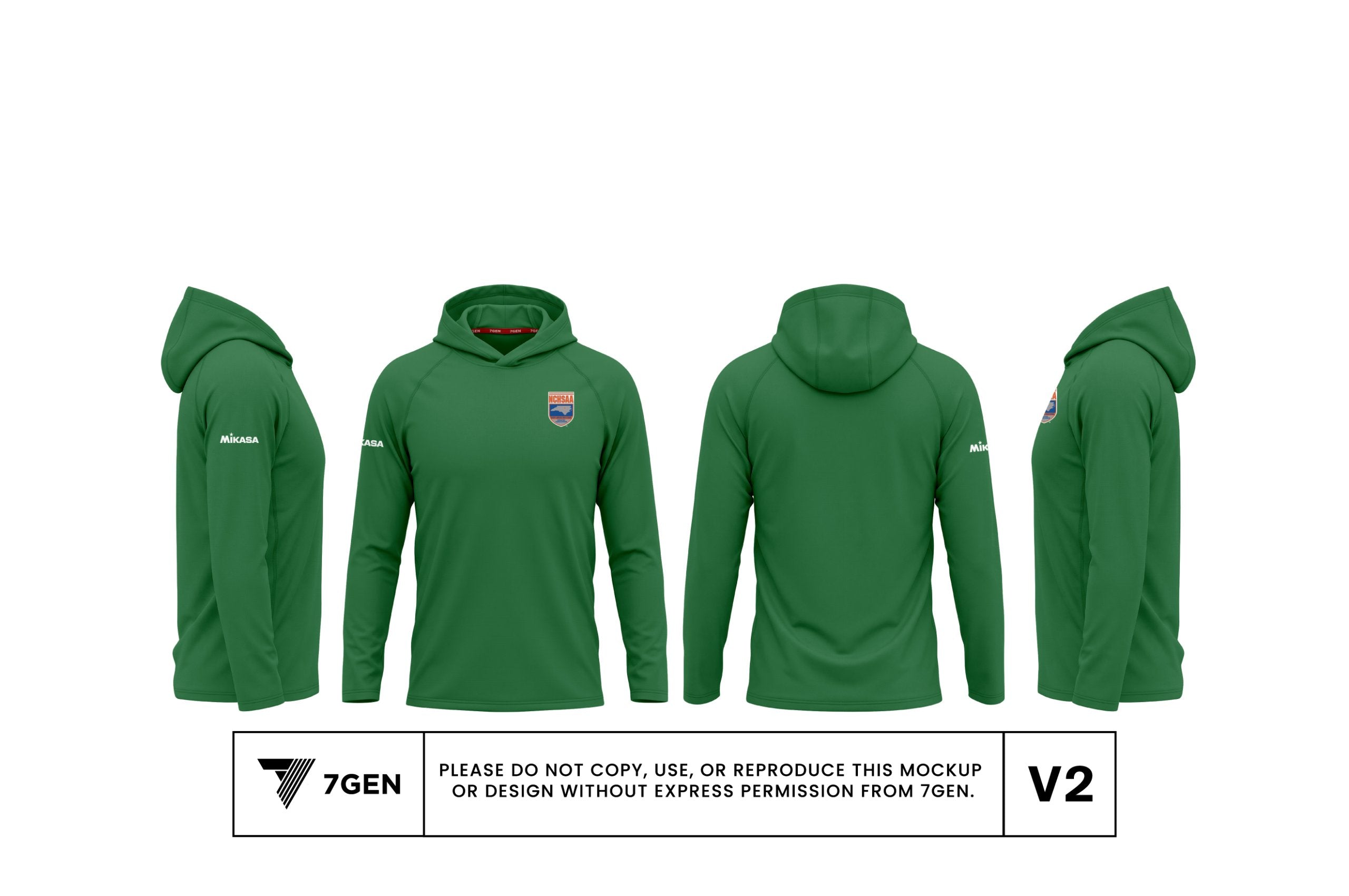 Hooded LS - Green