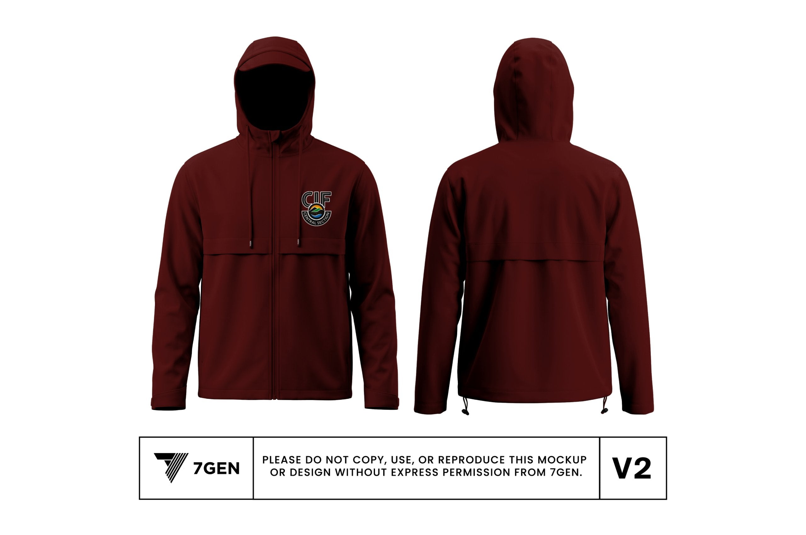 Storm Jacket - Maroon