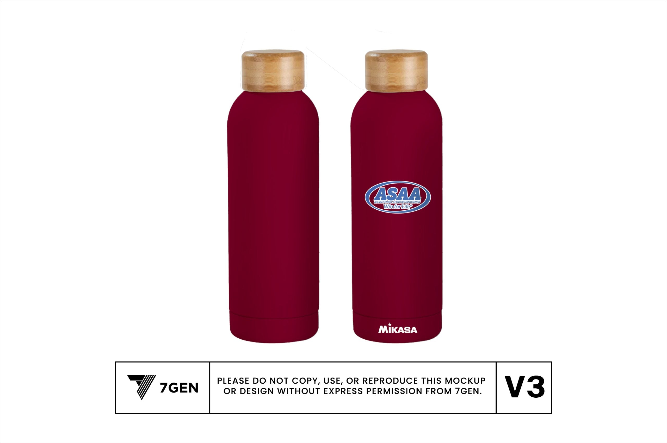 Water Bottle - Maroon