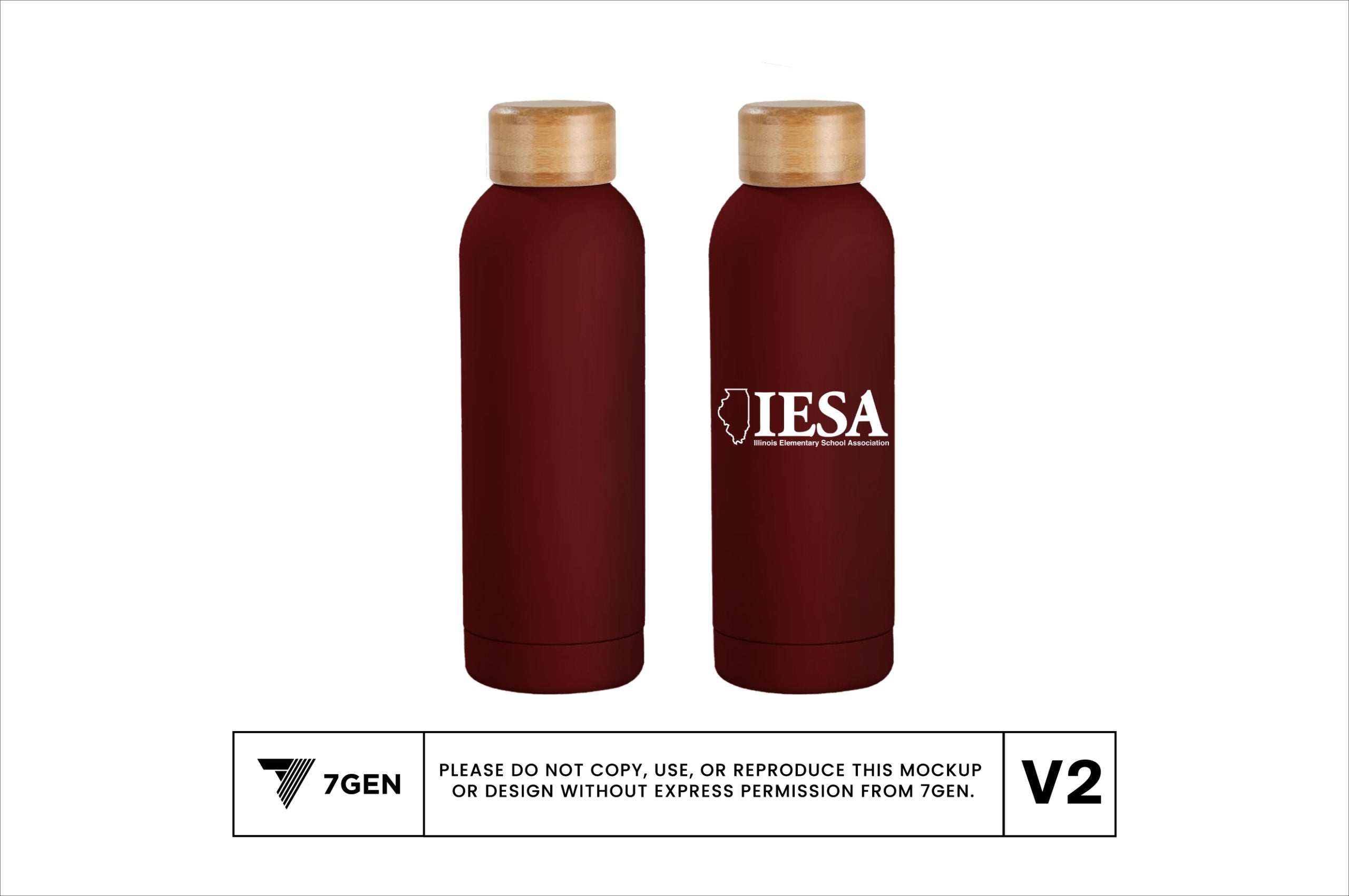 Water Bottle - Maroon