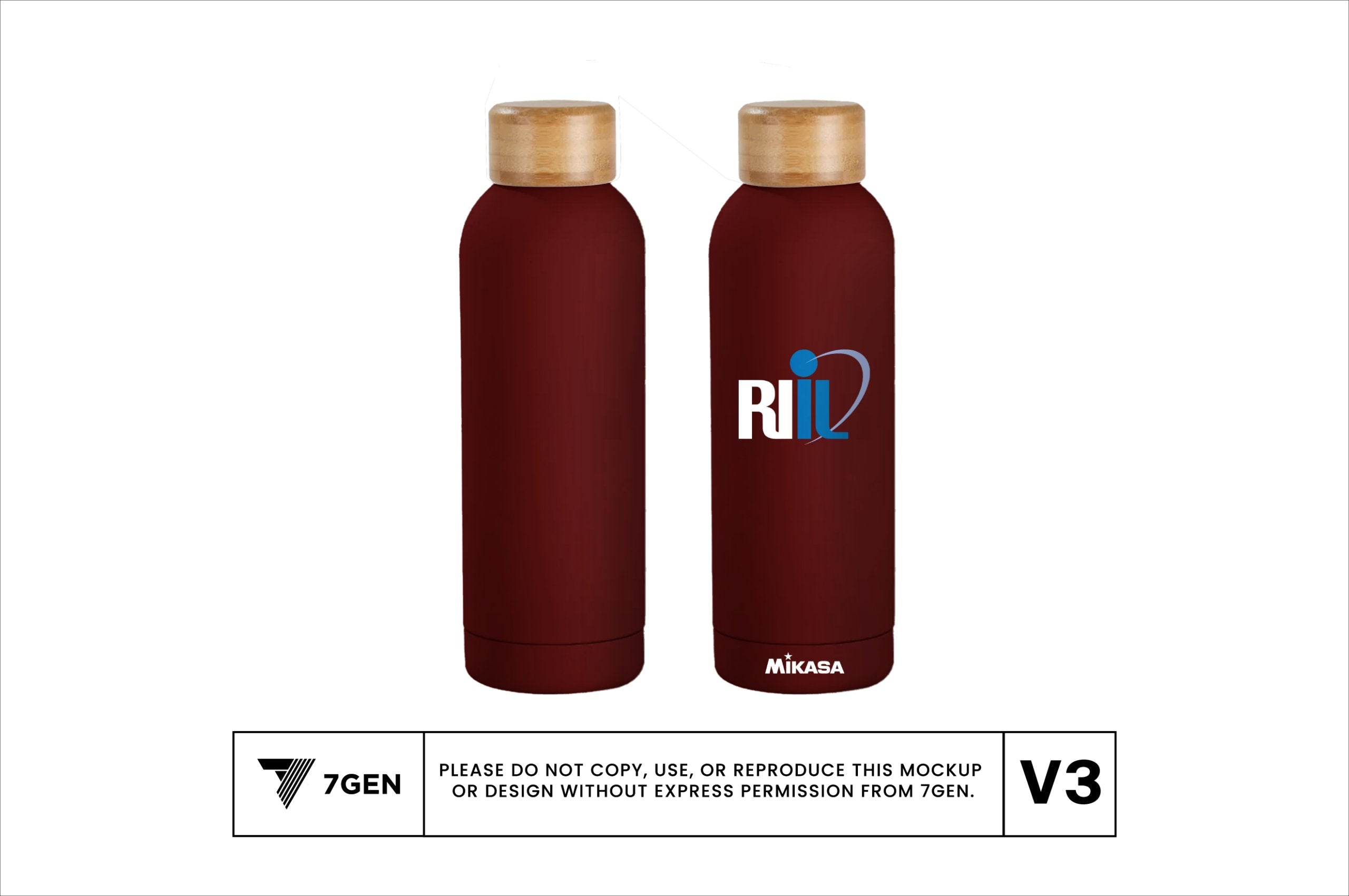 Water Bottle - Maroon