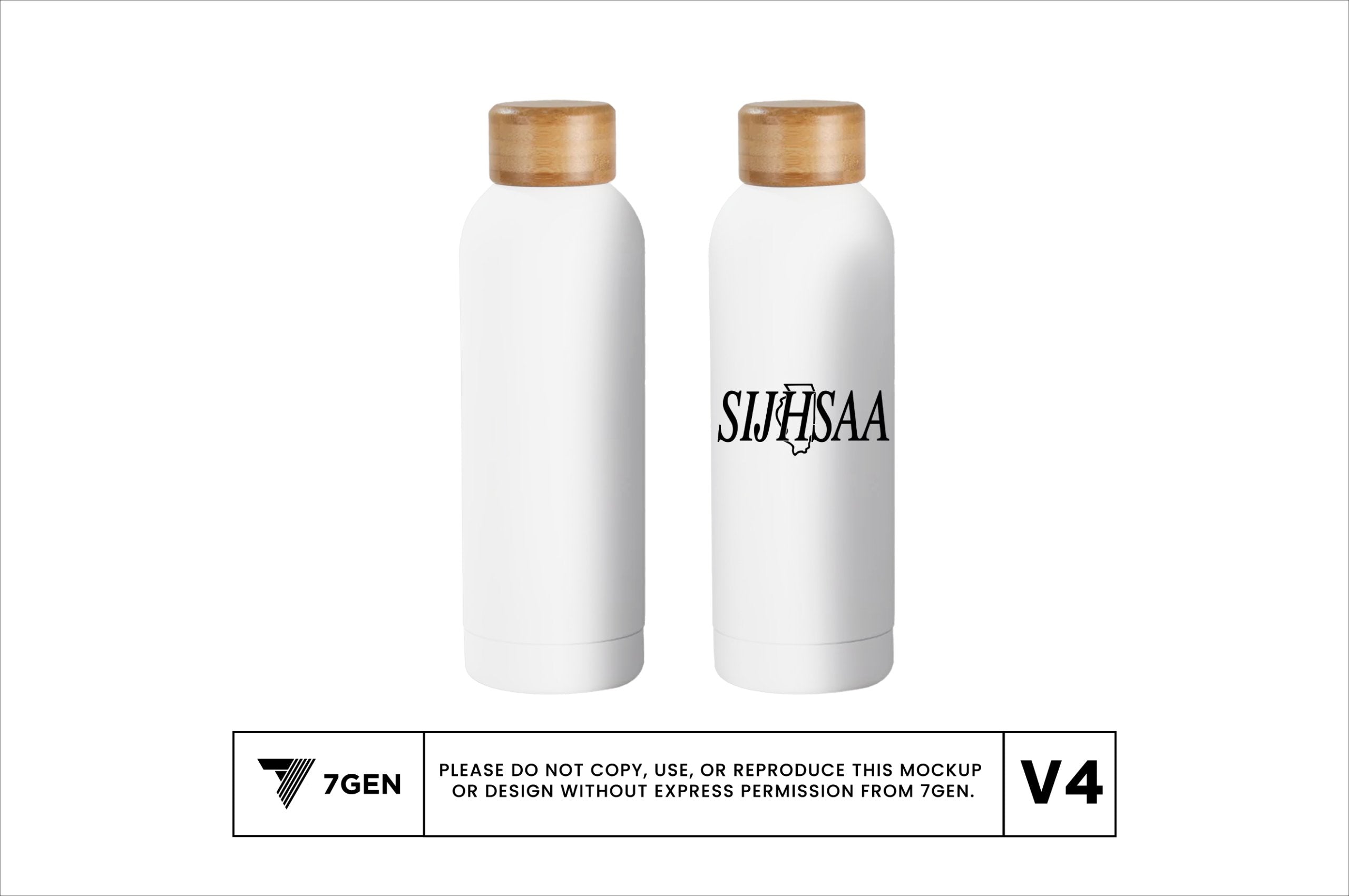 Water Bottle - White