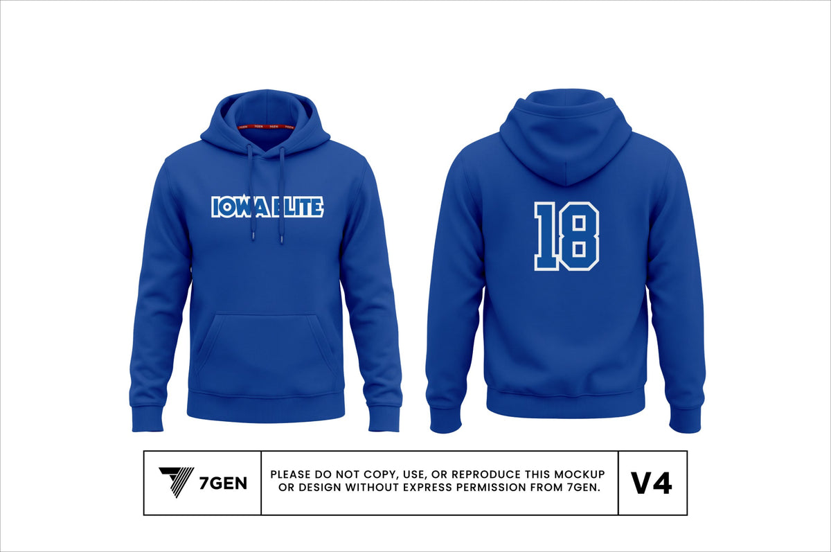 Cotton Hoodie - Blue