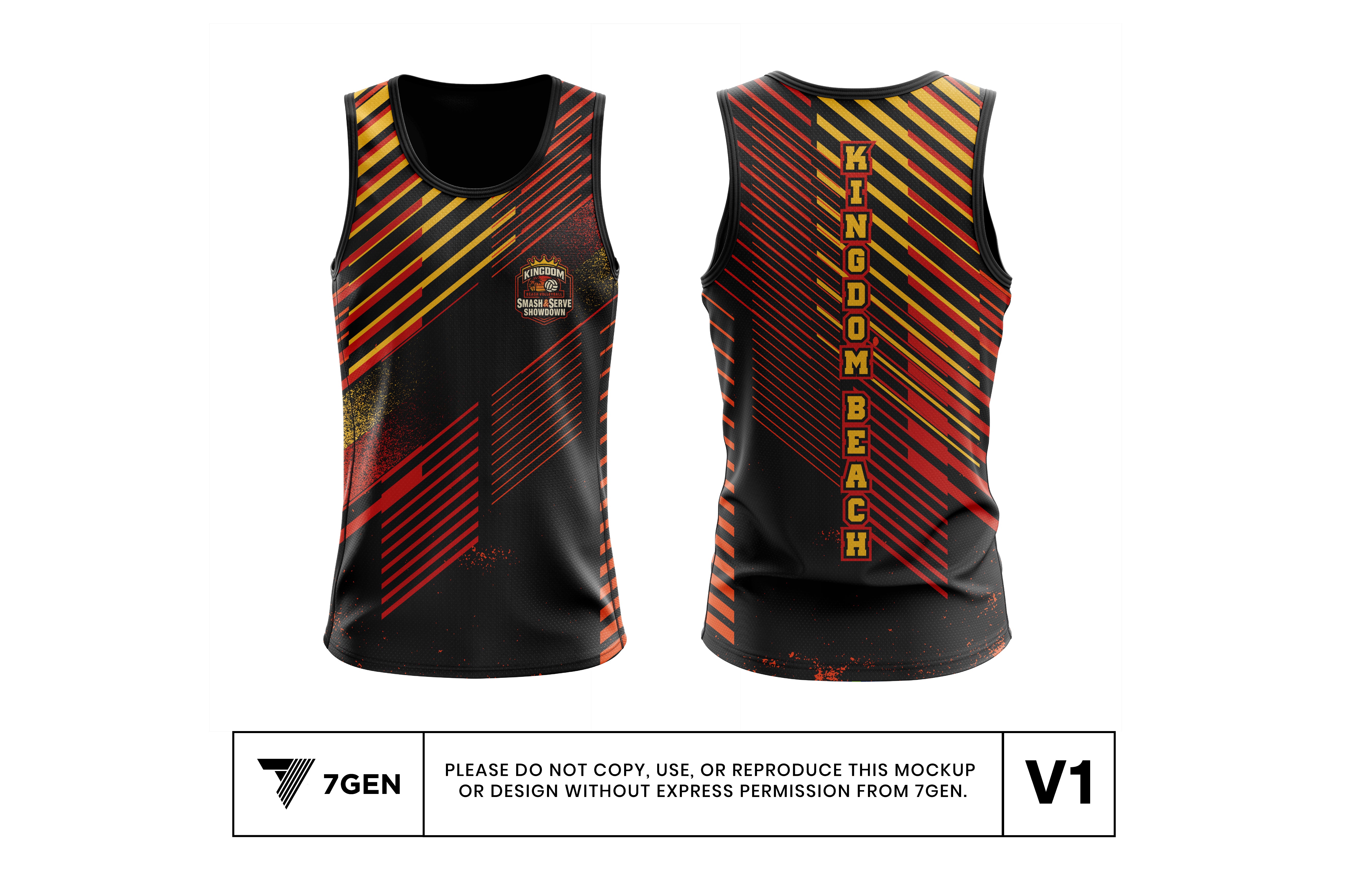 Tank Top Jersey - Smash & Serve Showdown