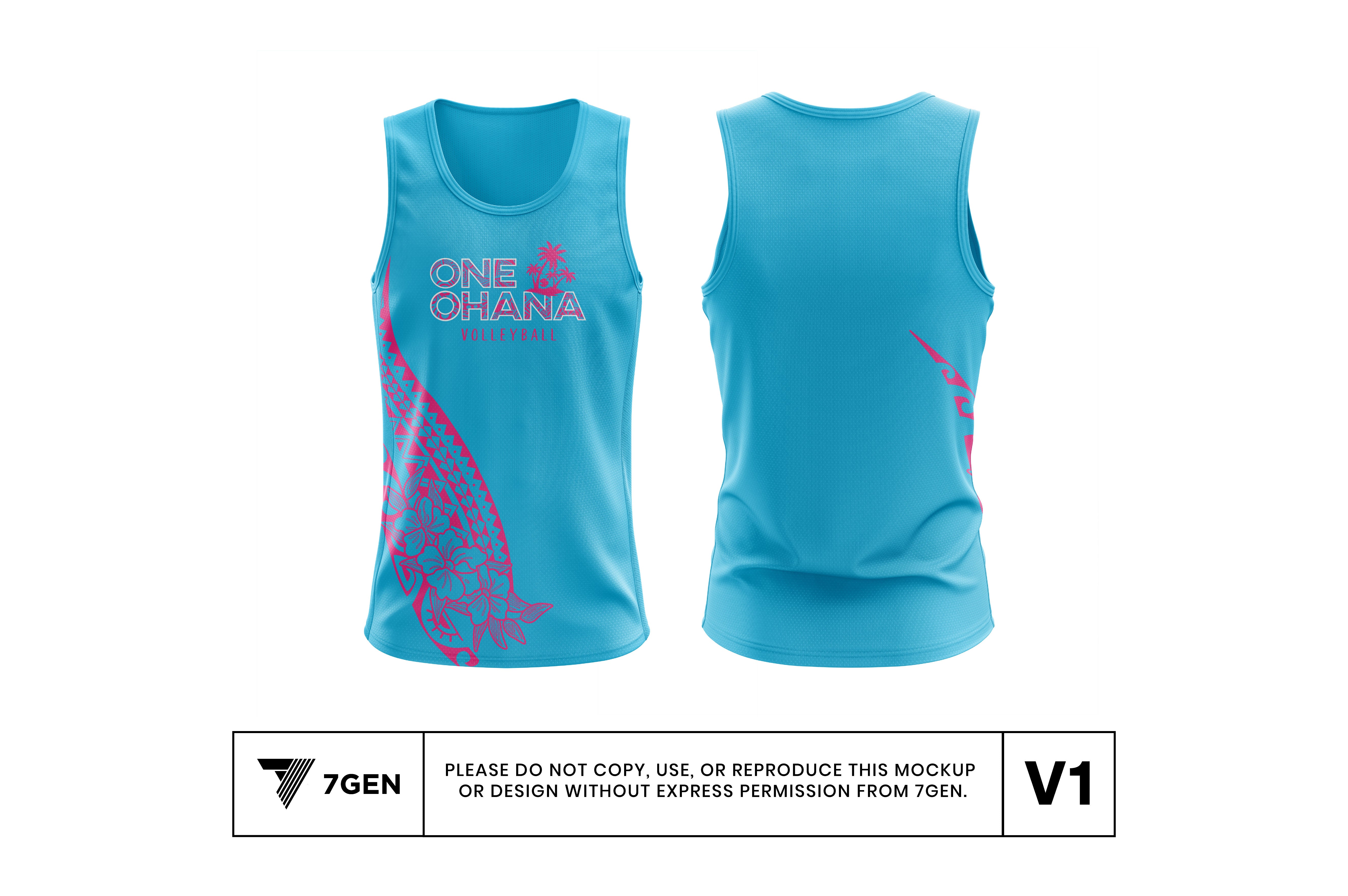 Racerback Tank Top - Blue