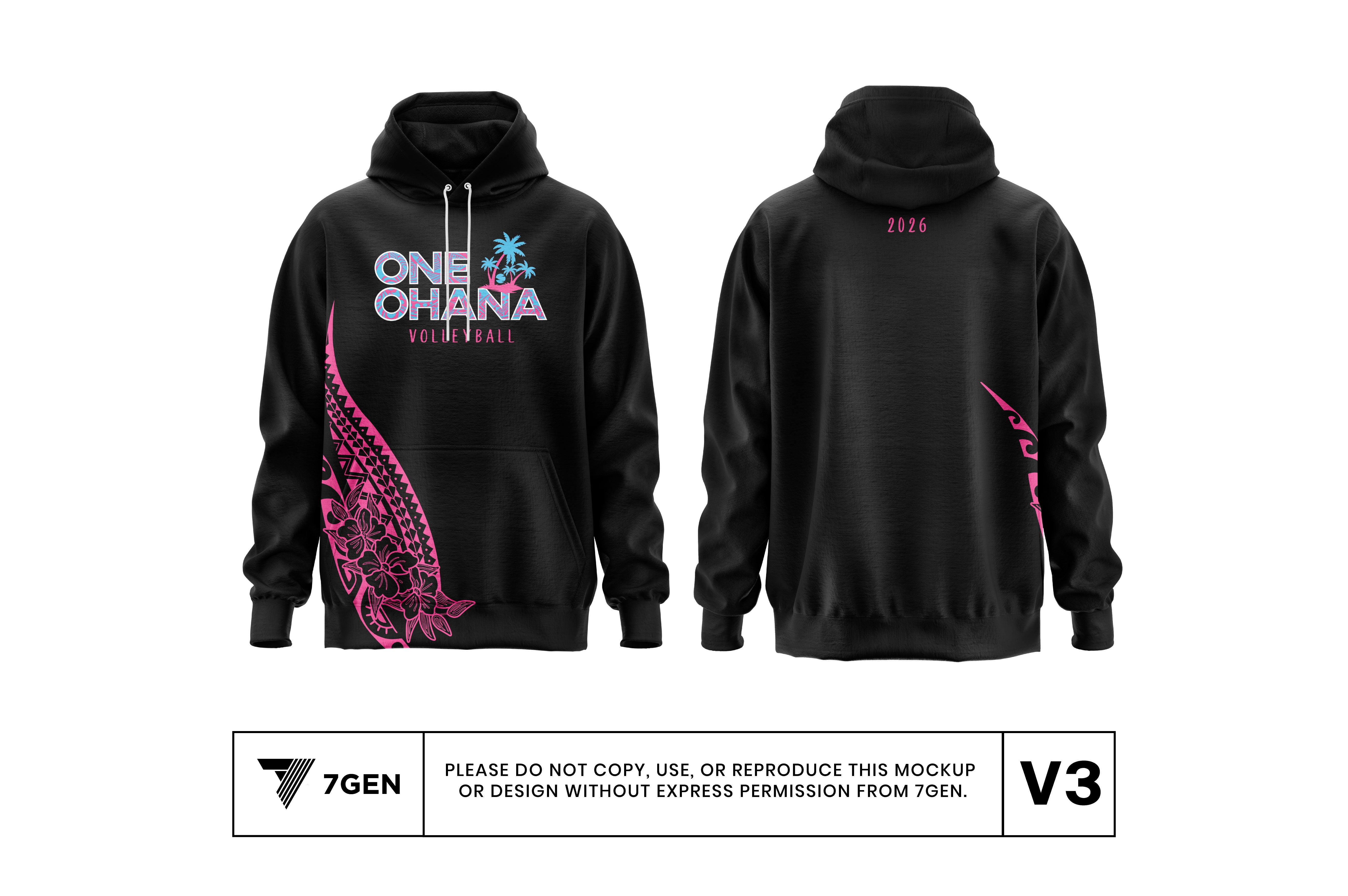 LUXURY COTTON HOODIE - BLACK