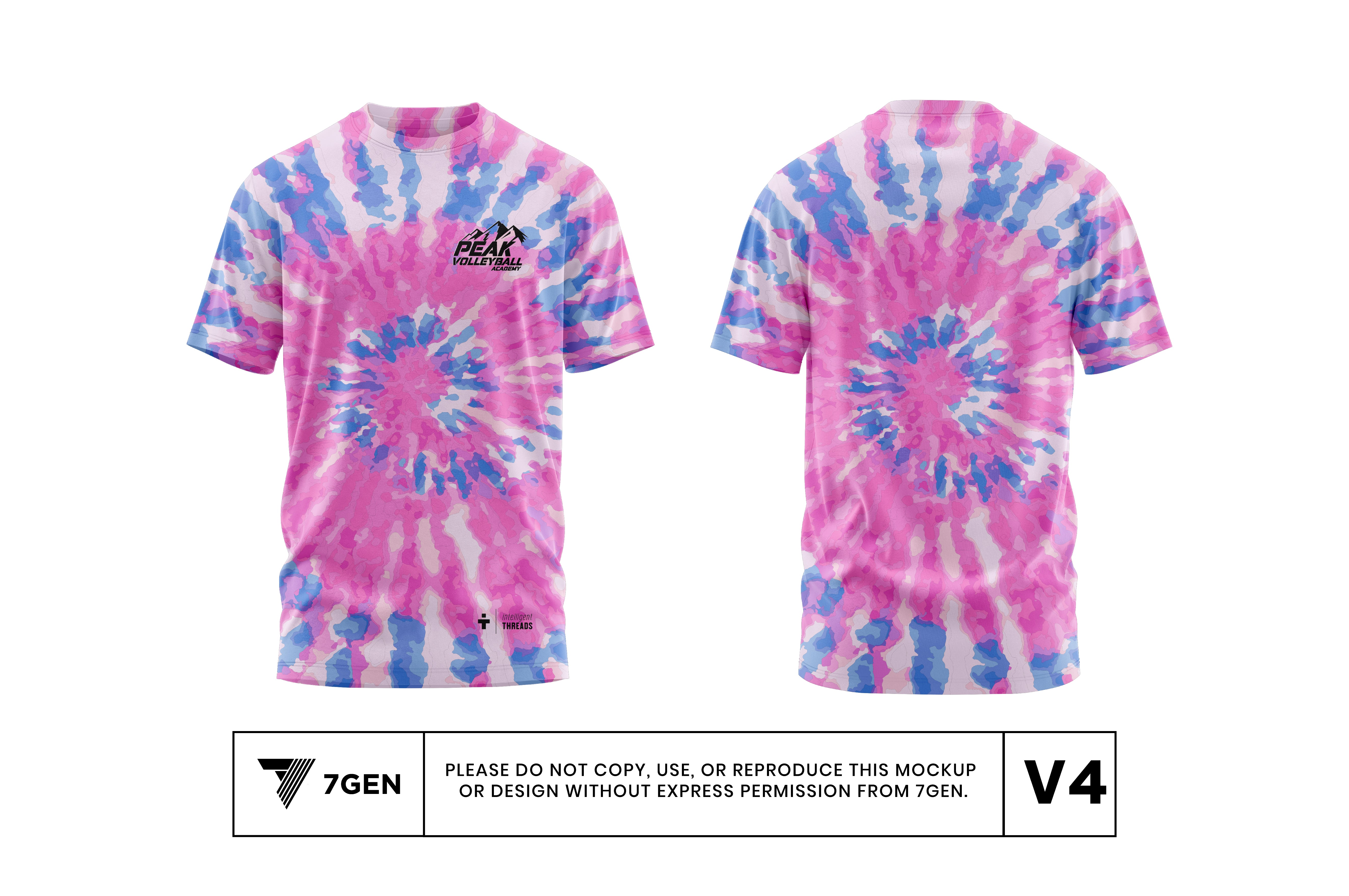 Practice Shirt (Tye Dye - Pink)