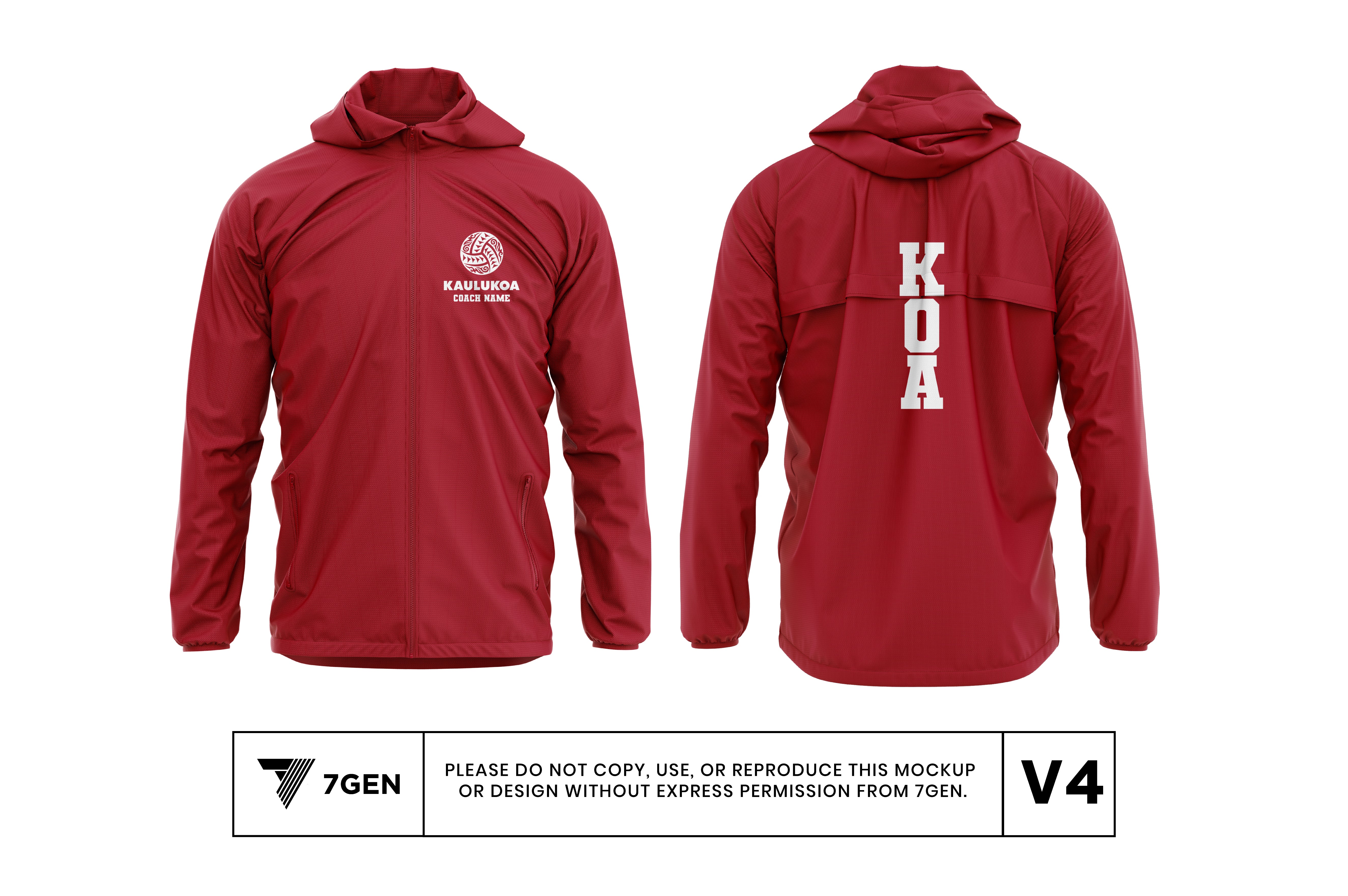 Koa Tech Jacket - Red