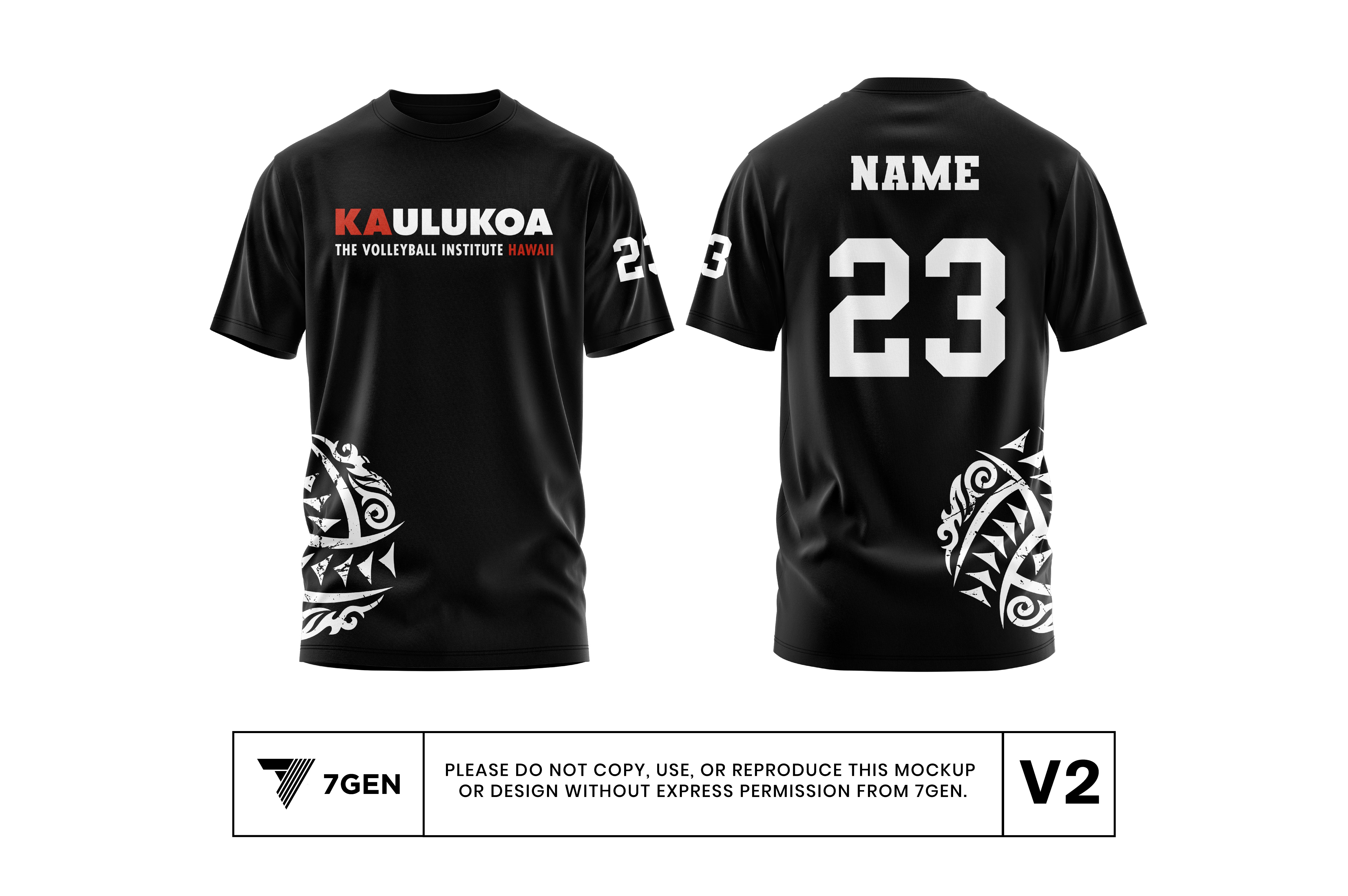 Koa Side Ball Logo Shirt - Black