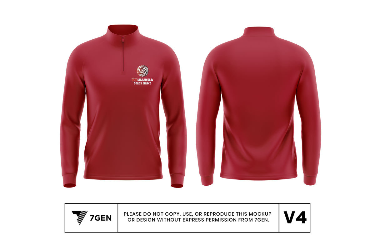Koa 1/4 Zip - Red