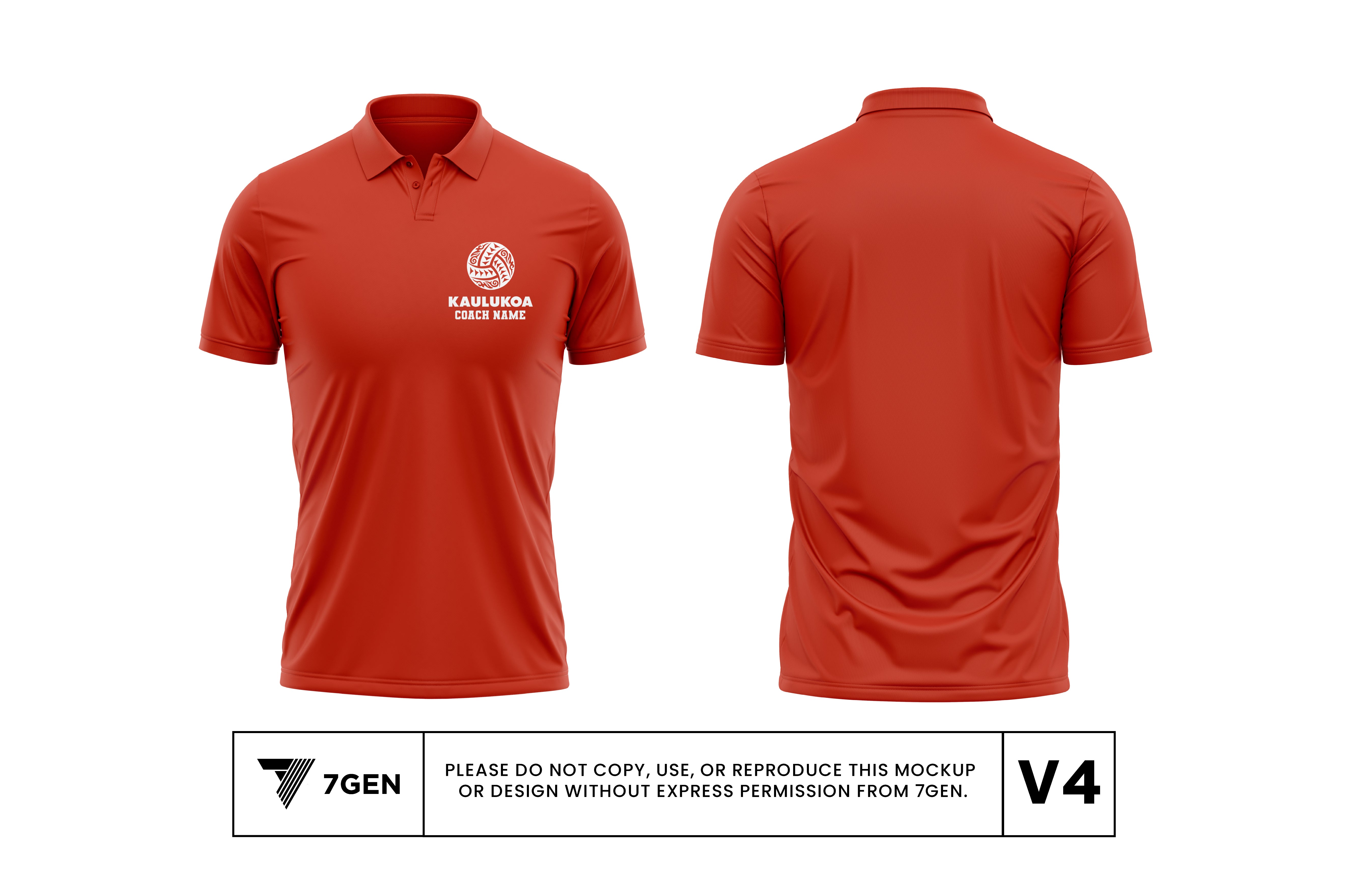 Koa Men's Polo - Red