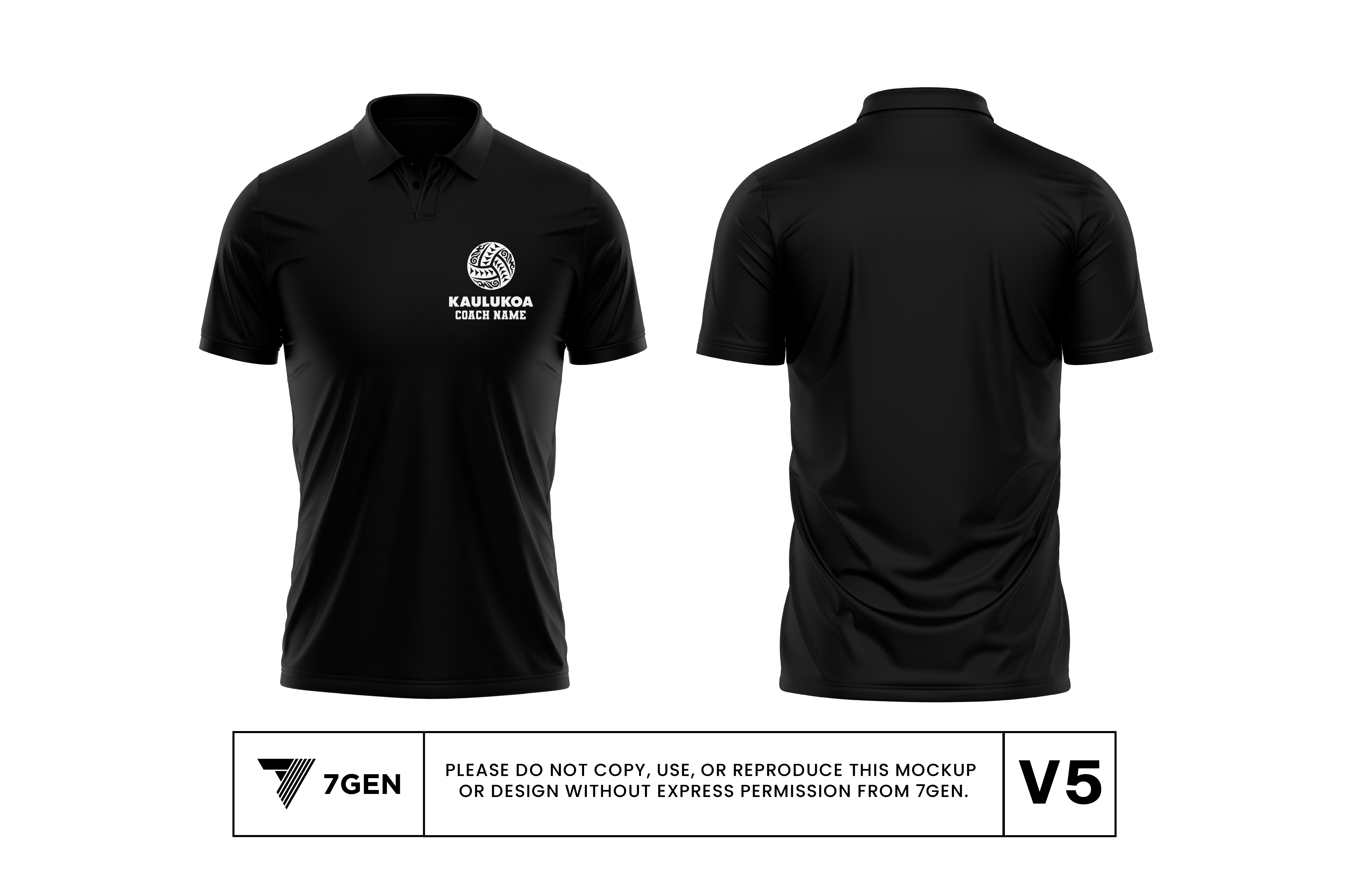 Koa Men's Polo - Black