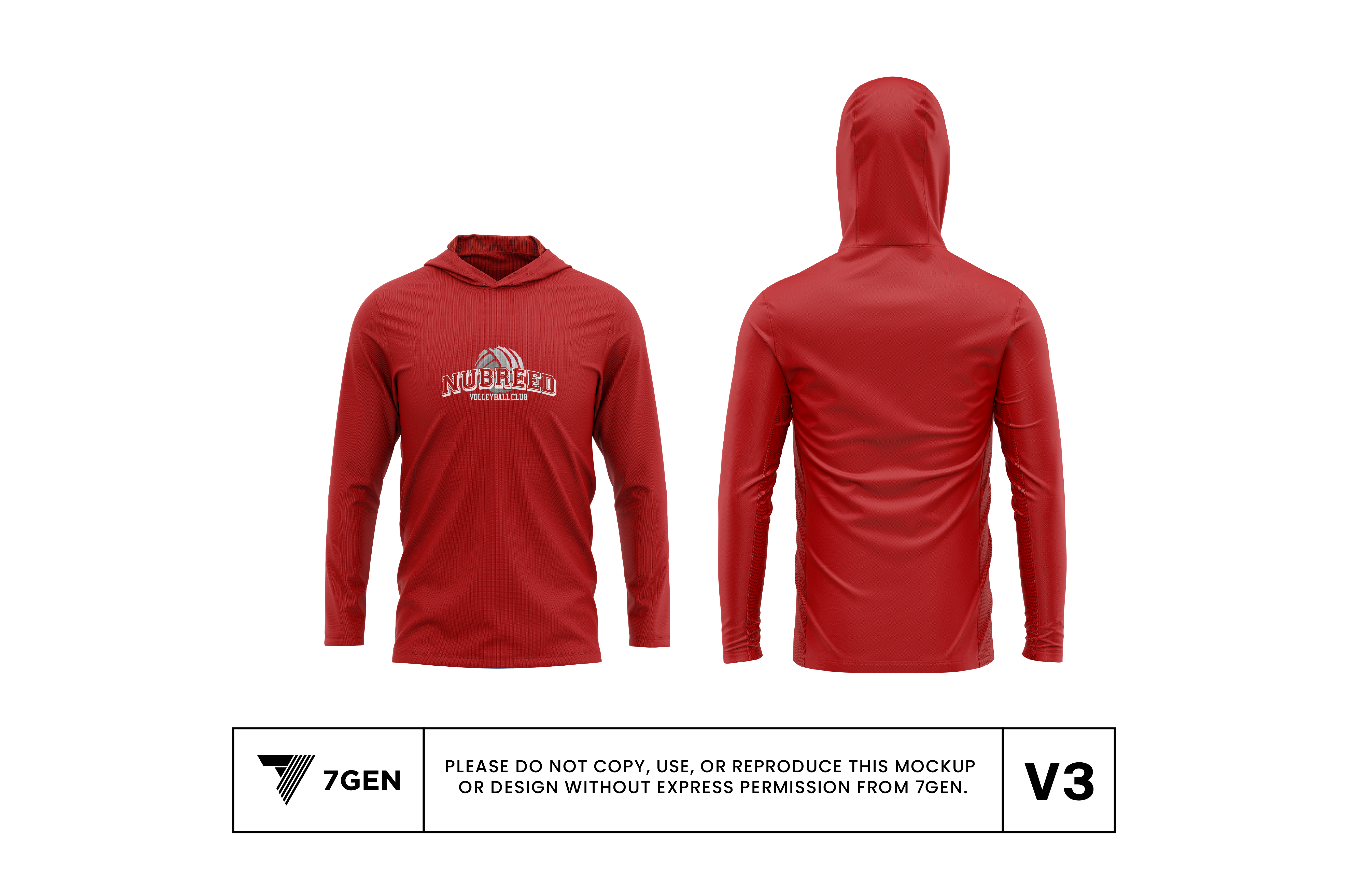 Hooded LS - Red