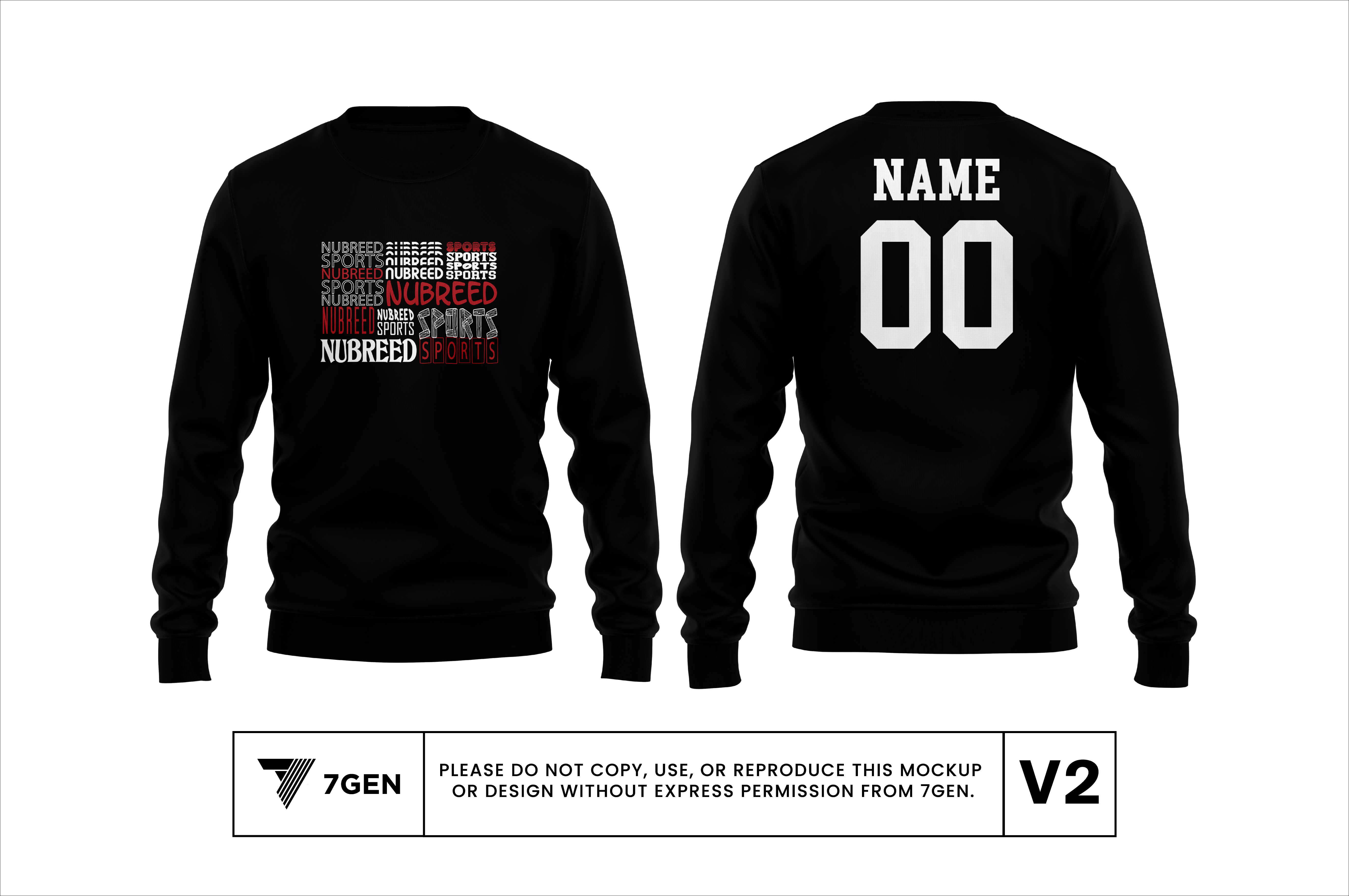 NuBreed Sports Crewneck - Black