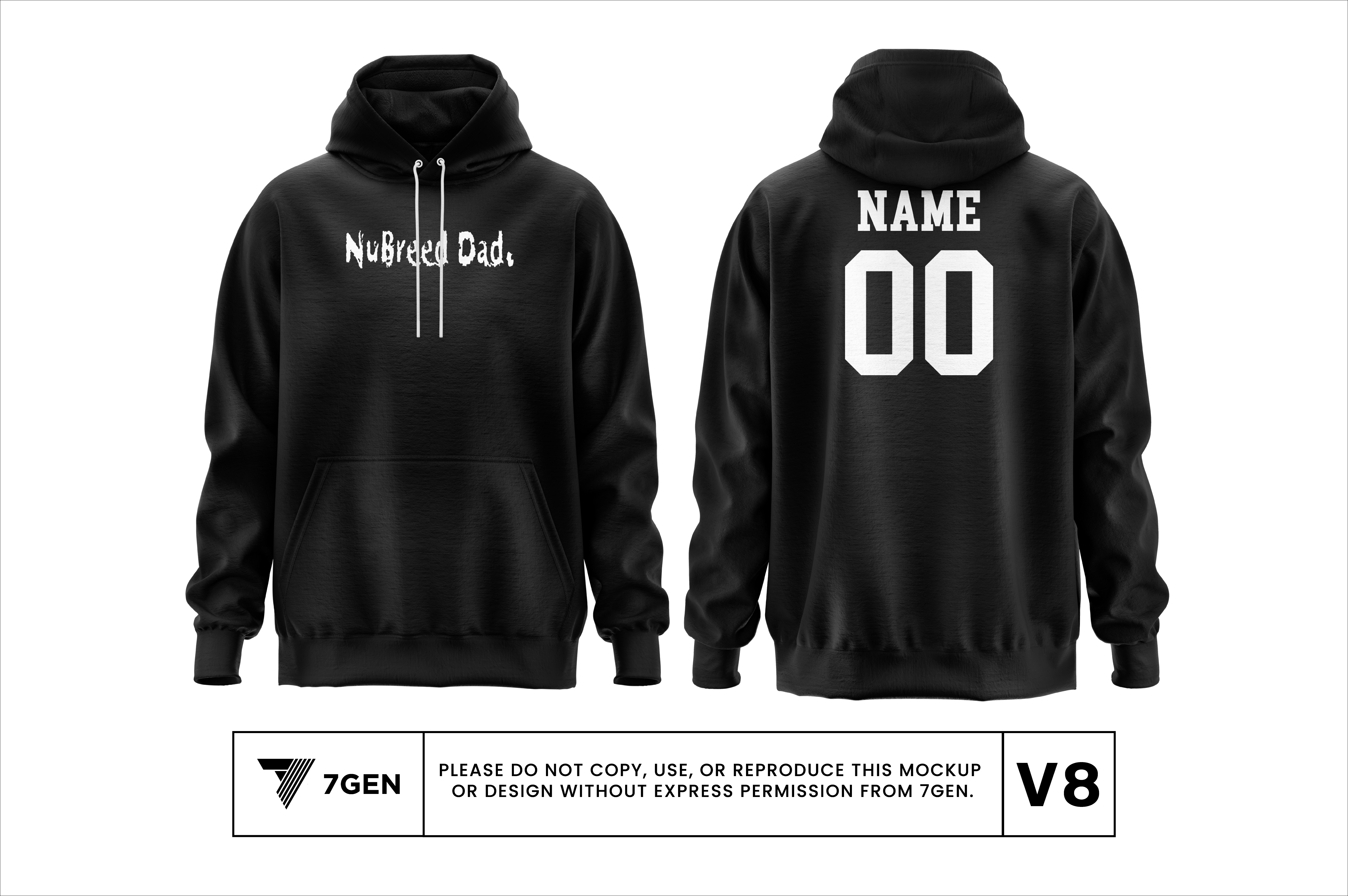 Dad V2 Hoodie - Black