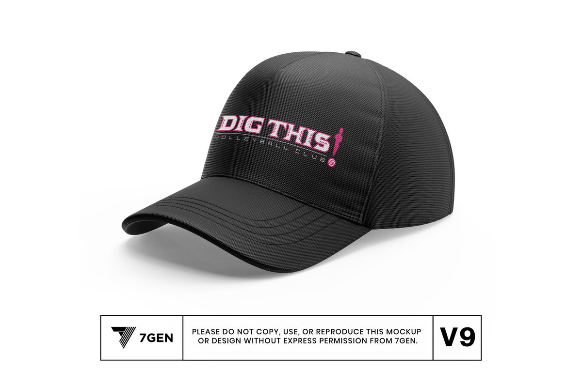Solid Black Hat - FlexFit