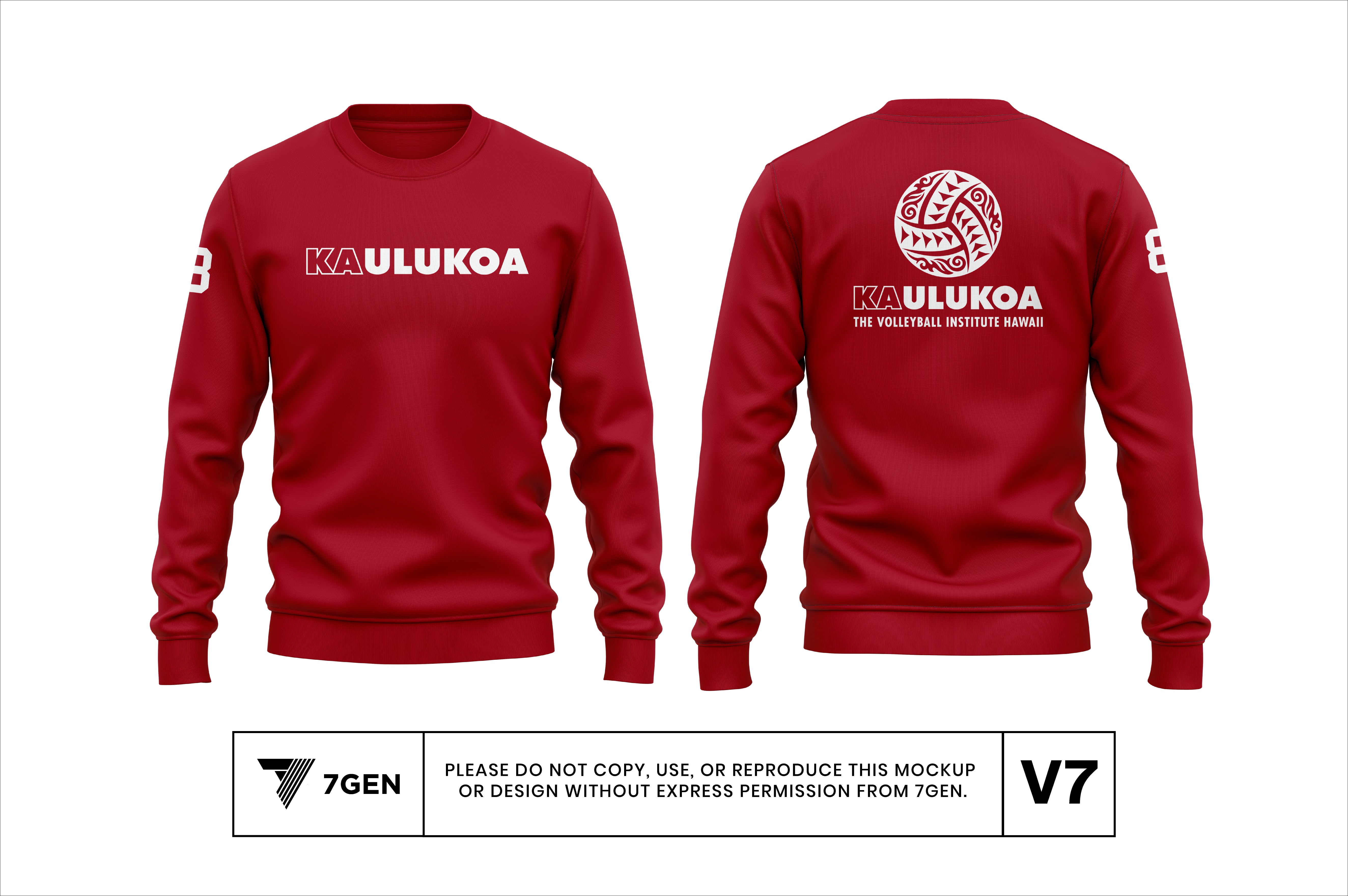 Koa Crewneck - Red