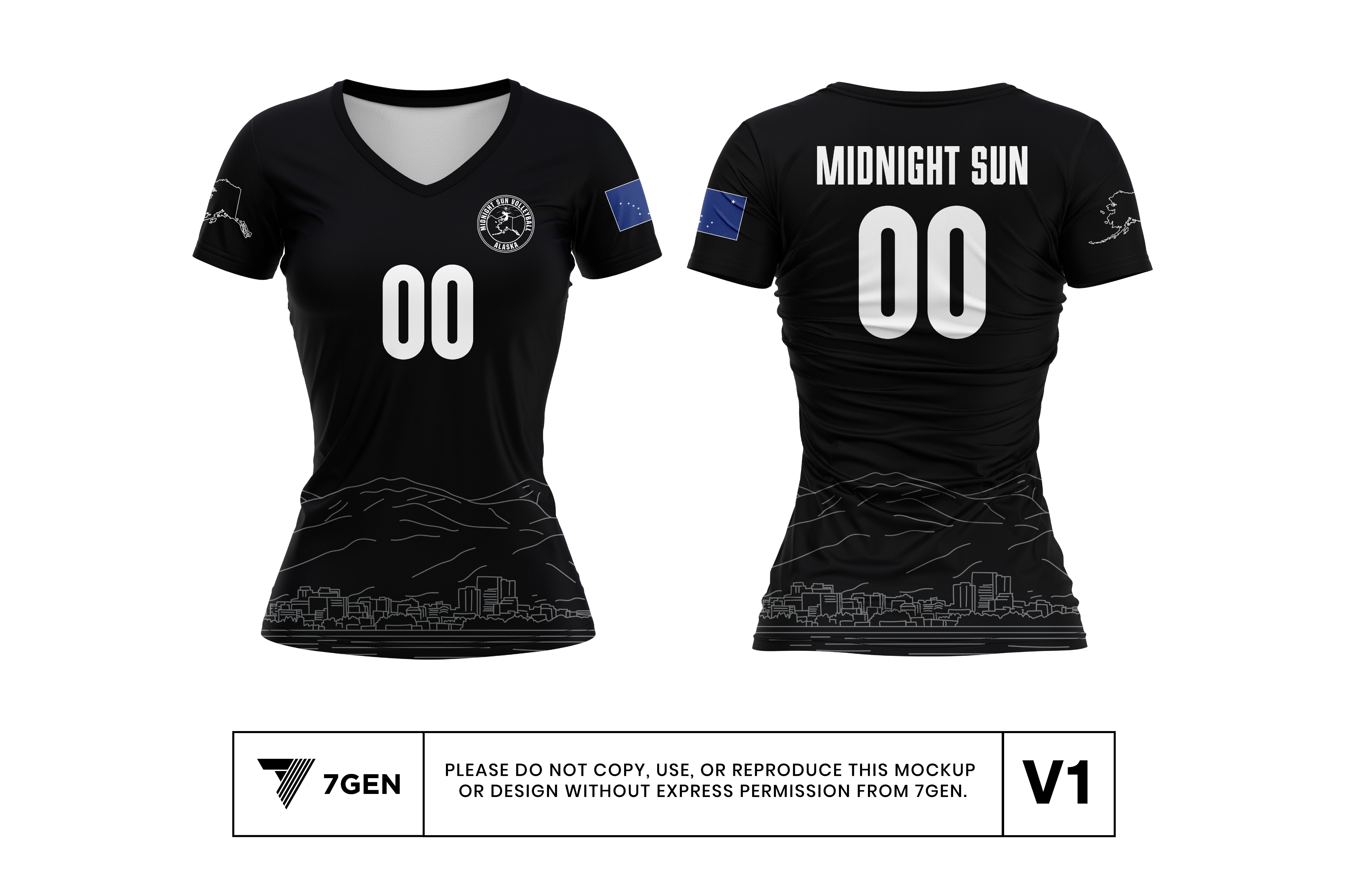 SS Black Skyline Jersey