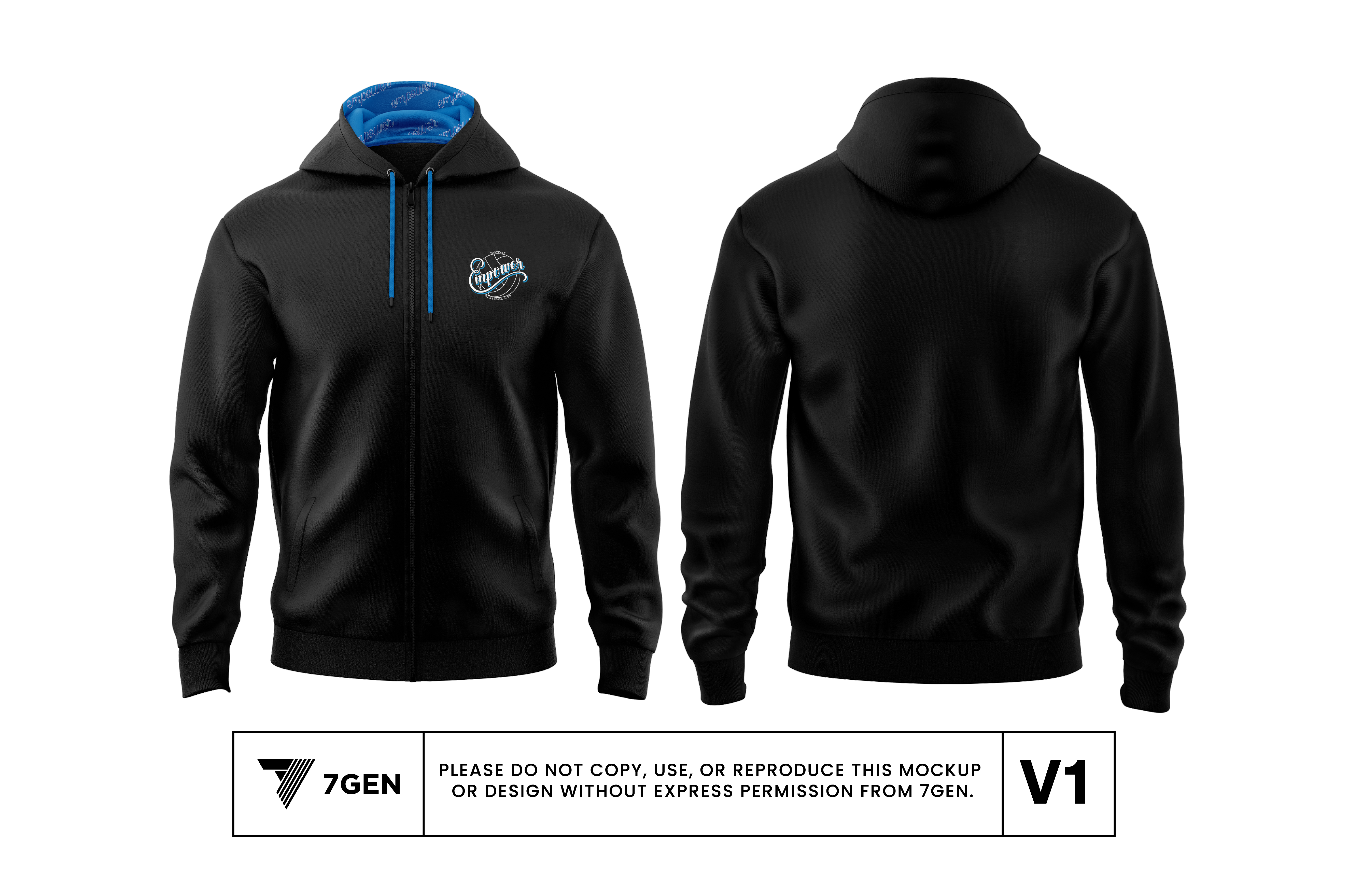 Zip Up Hoodie - V1