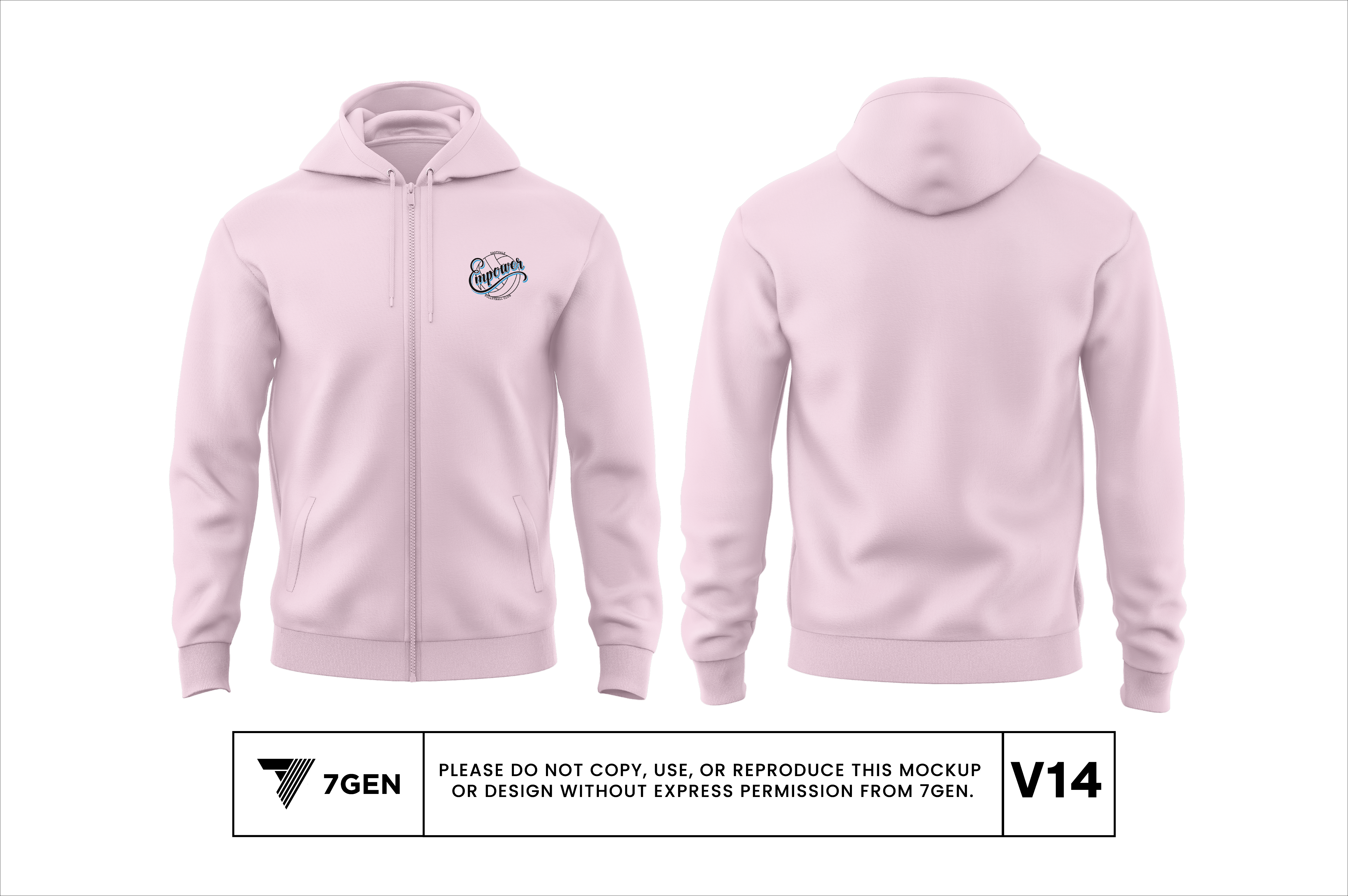 Zip Up Hoodie - V14