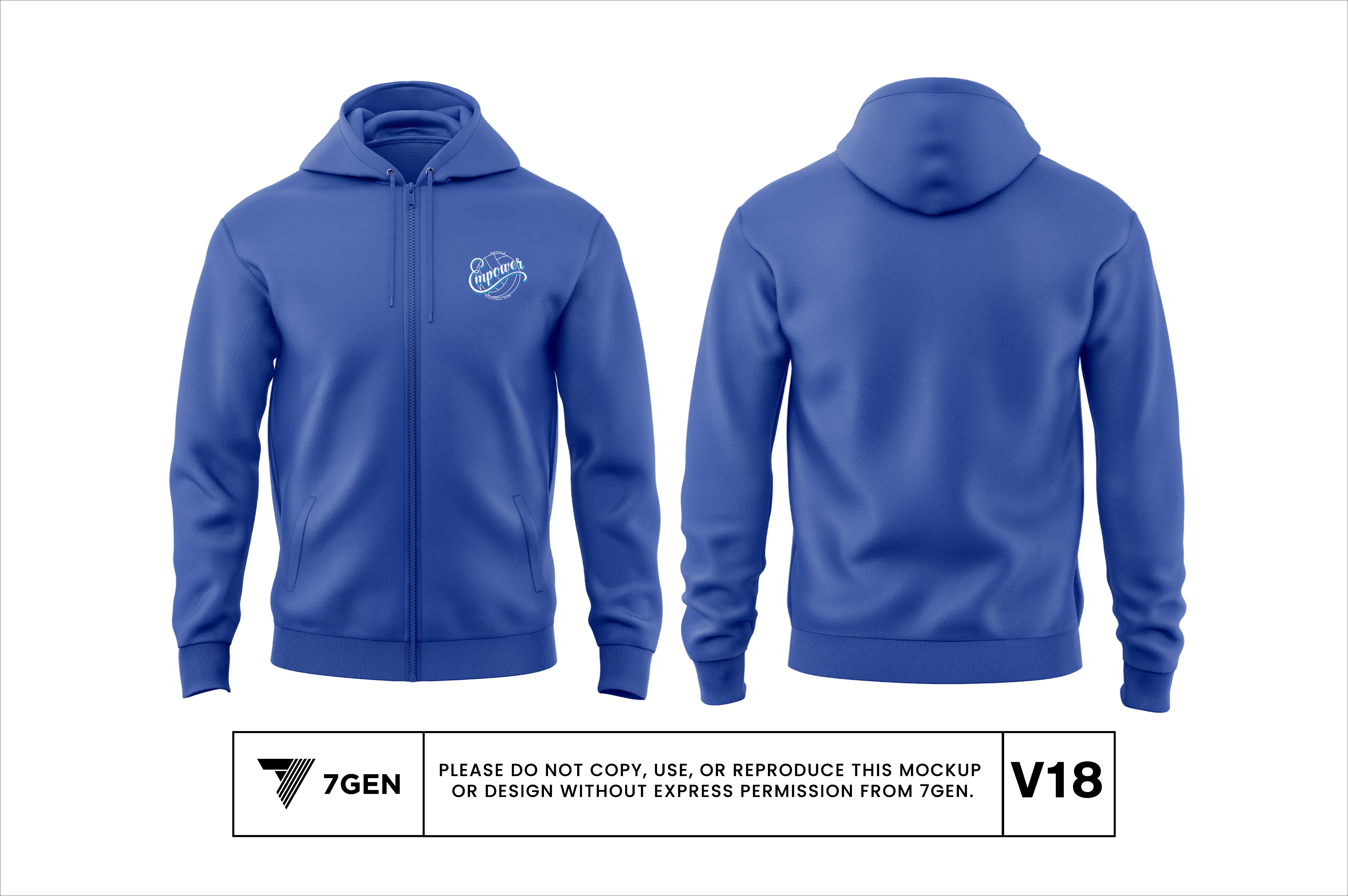 Zip Up Hoodie - V18