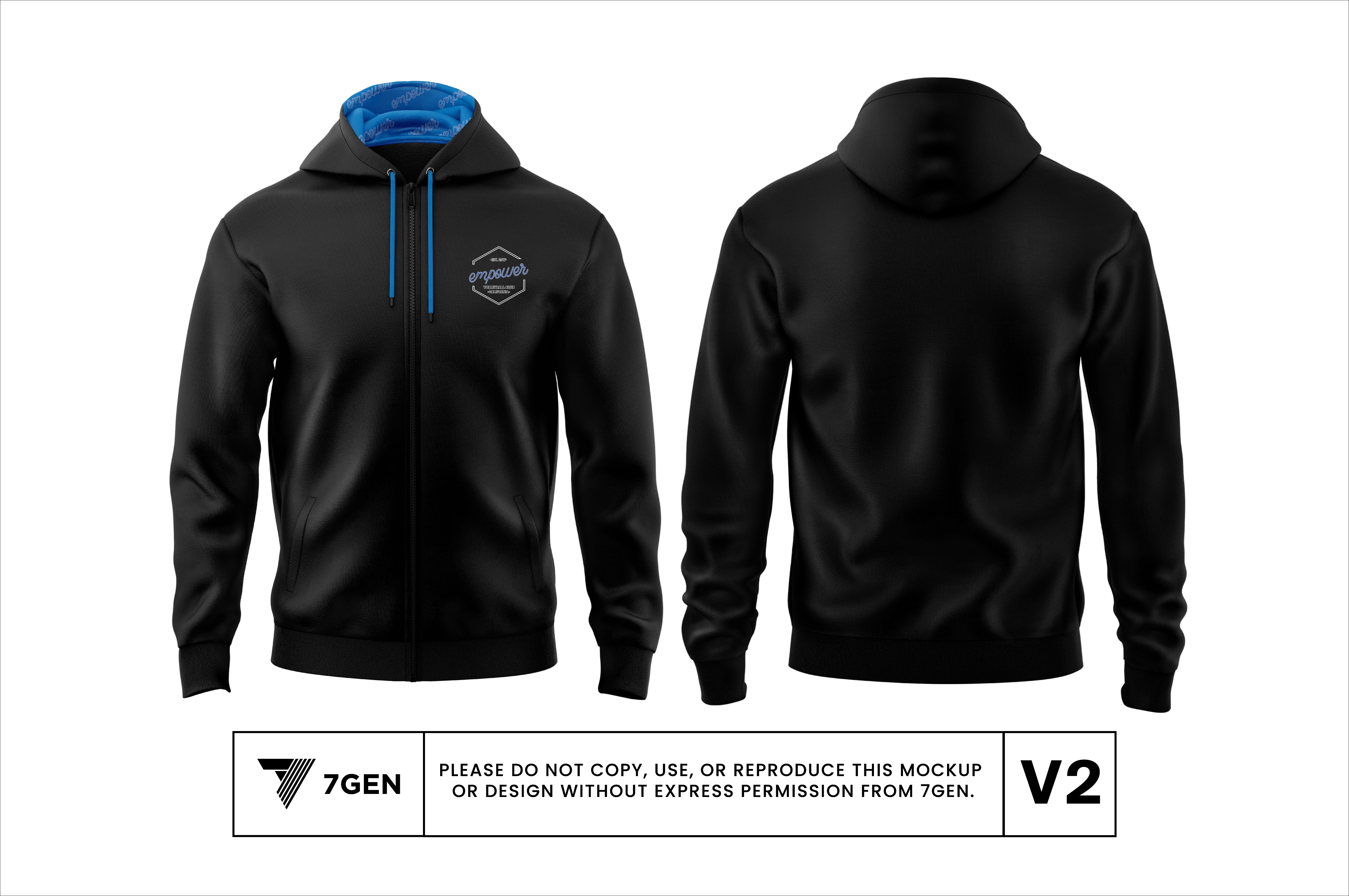 Zip Up Hoodie - V2