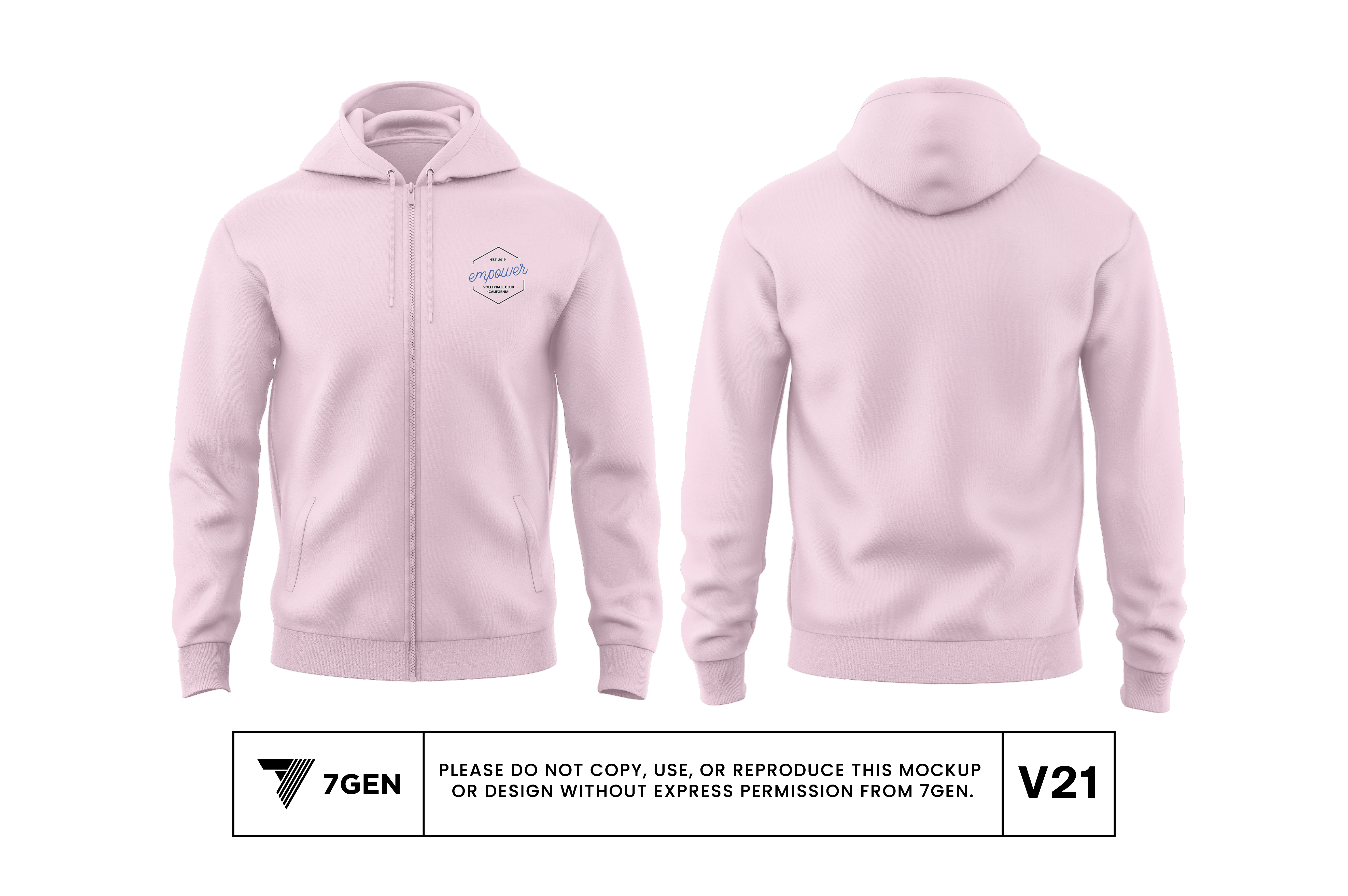 Zip Up Hoodie - V21
