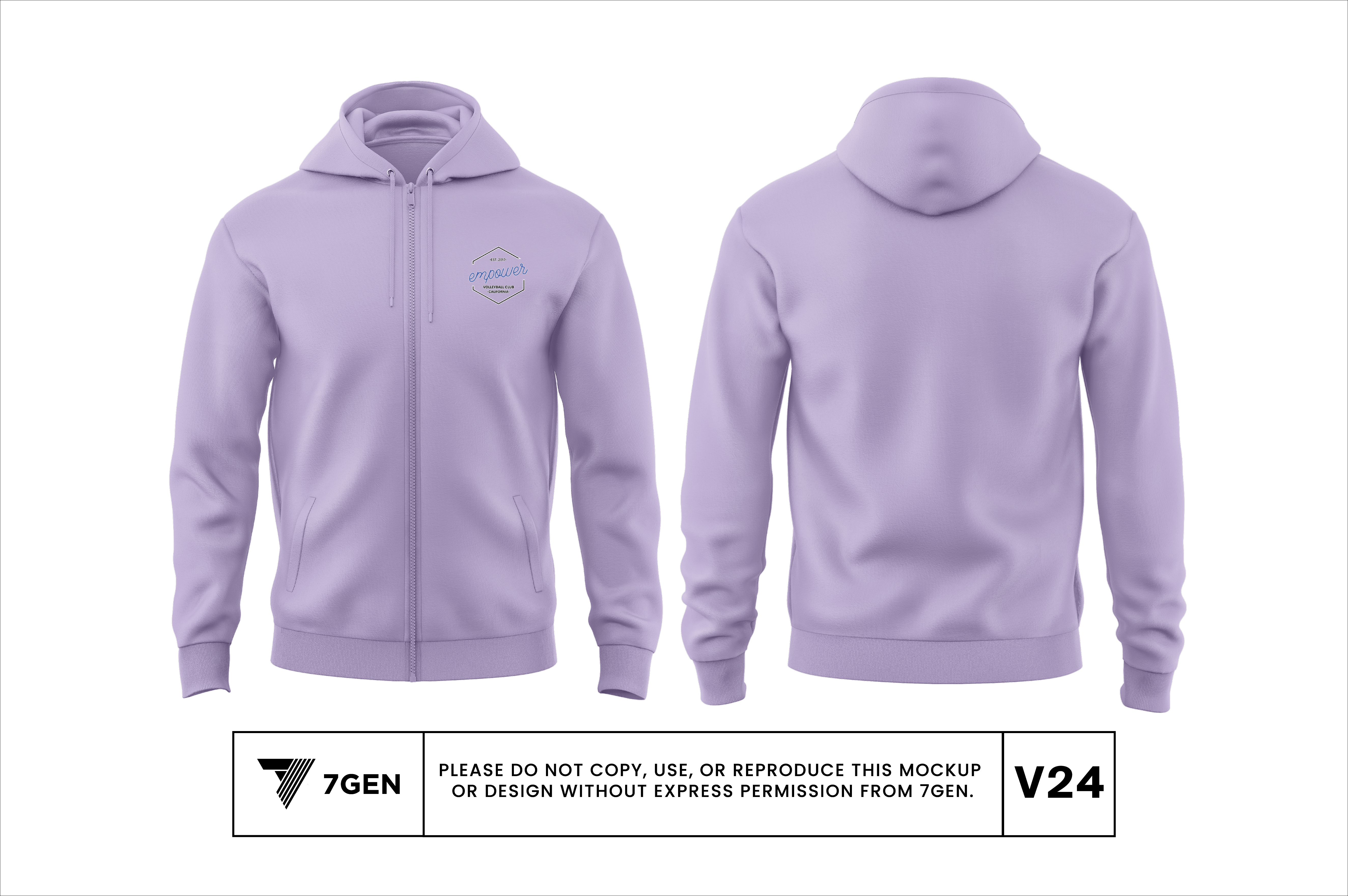 Zip Up Hoodie - V24