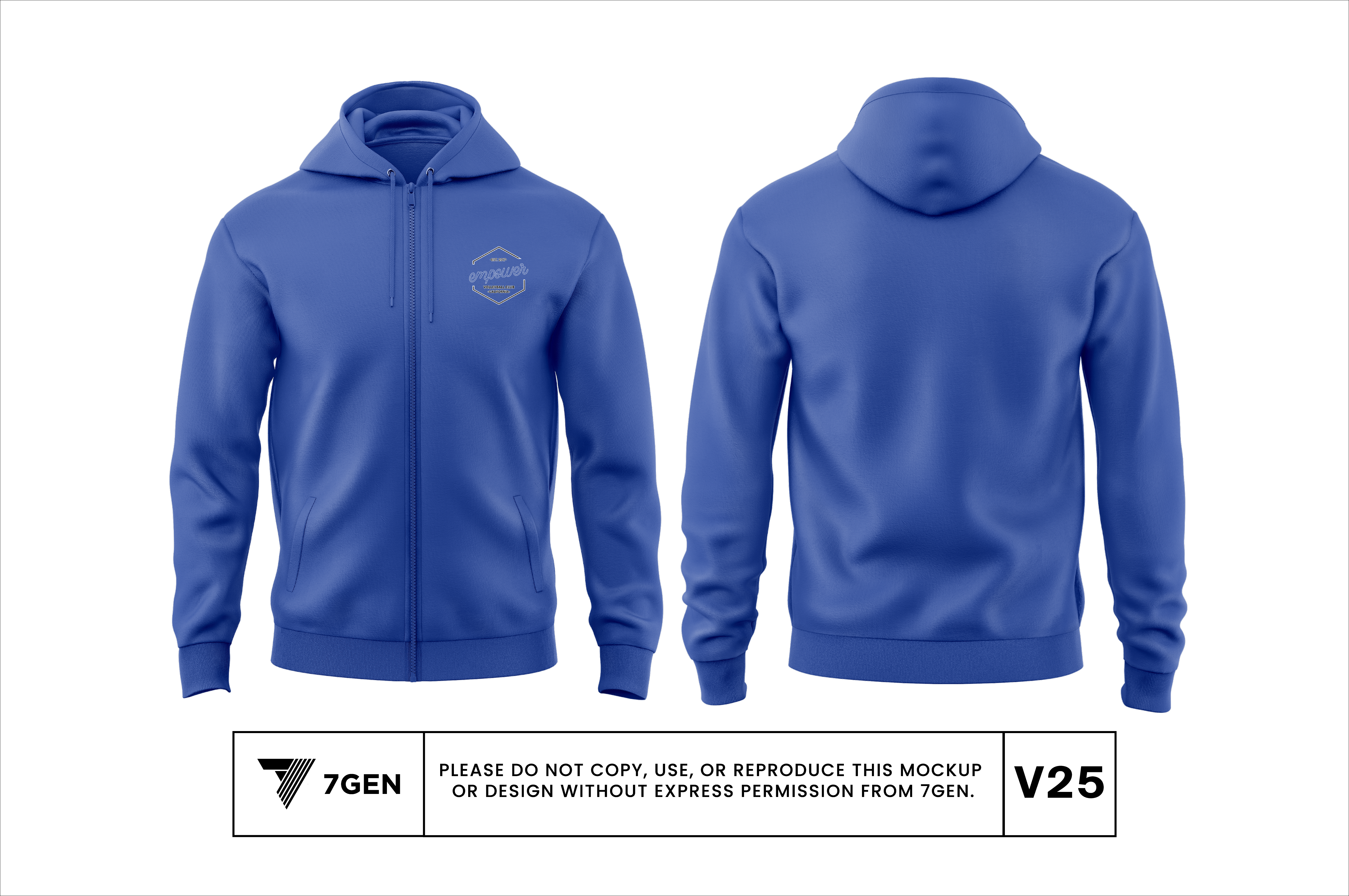 Zip Up Hoodie - V25