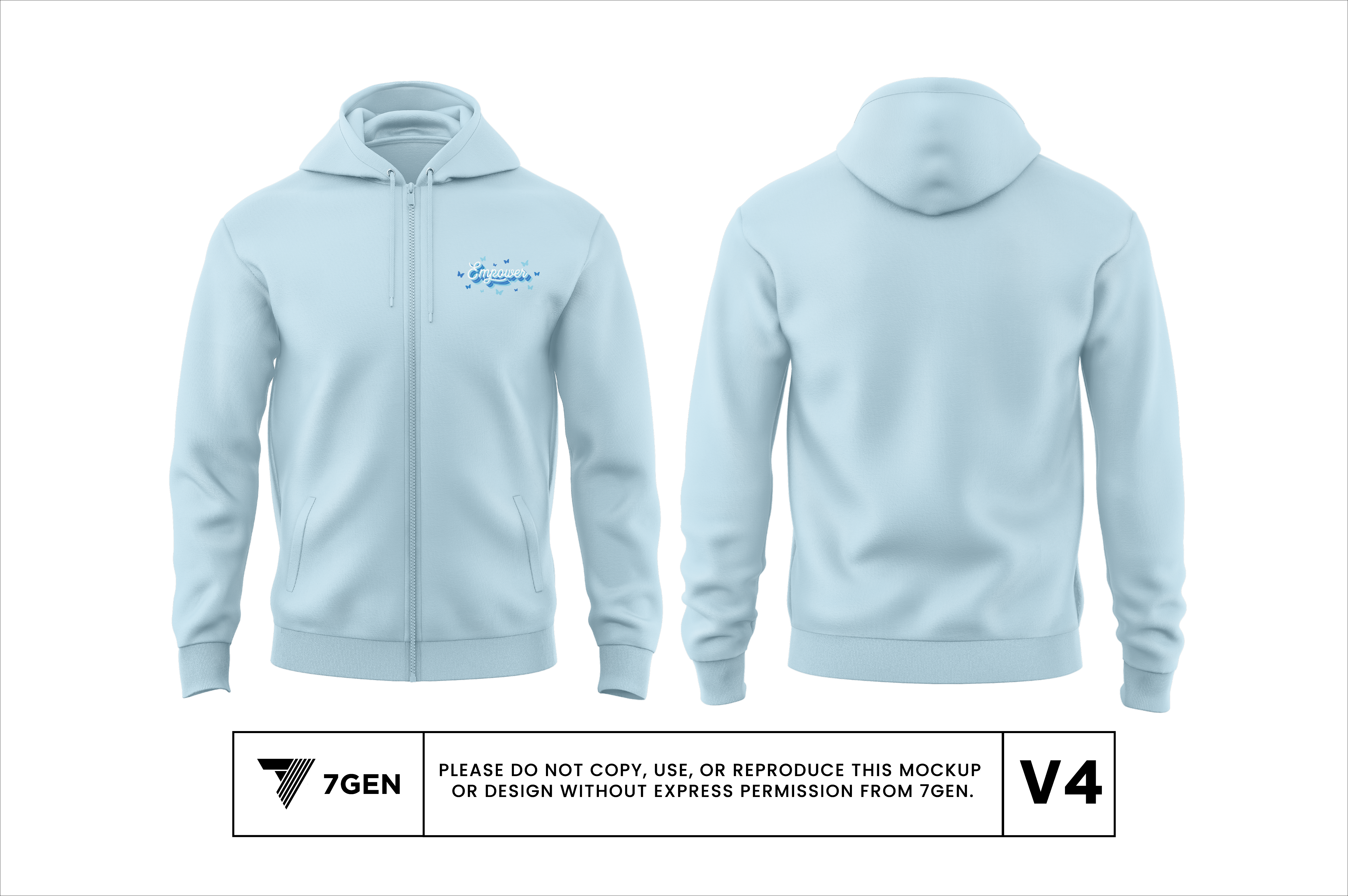 Zip Up Hoodie - V4