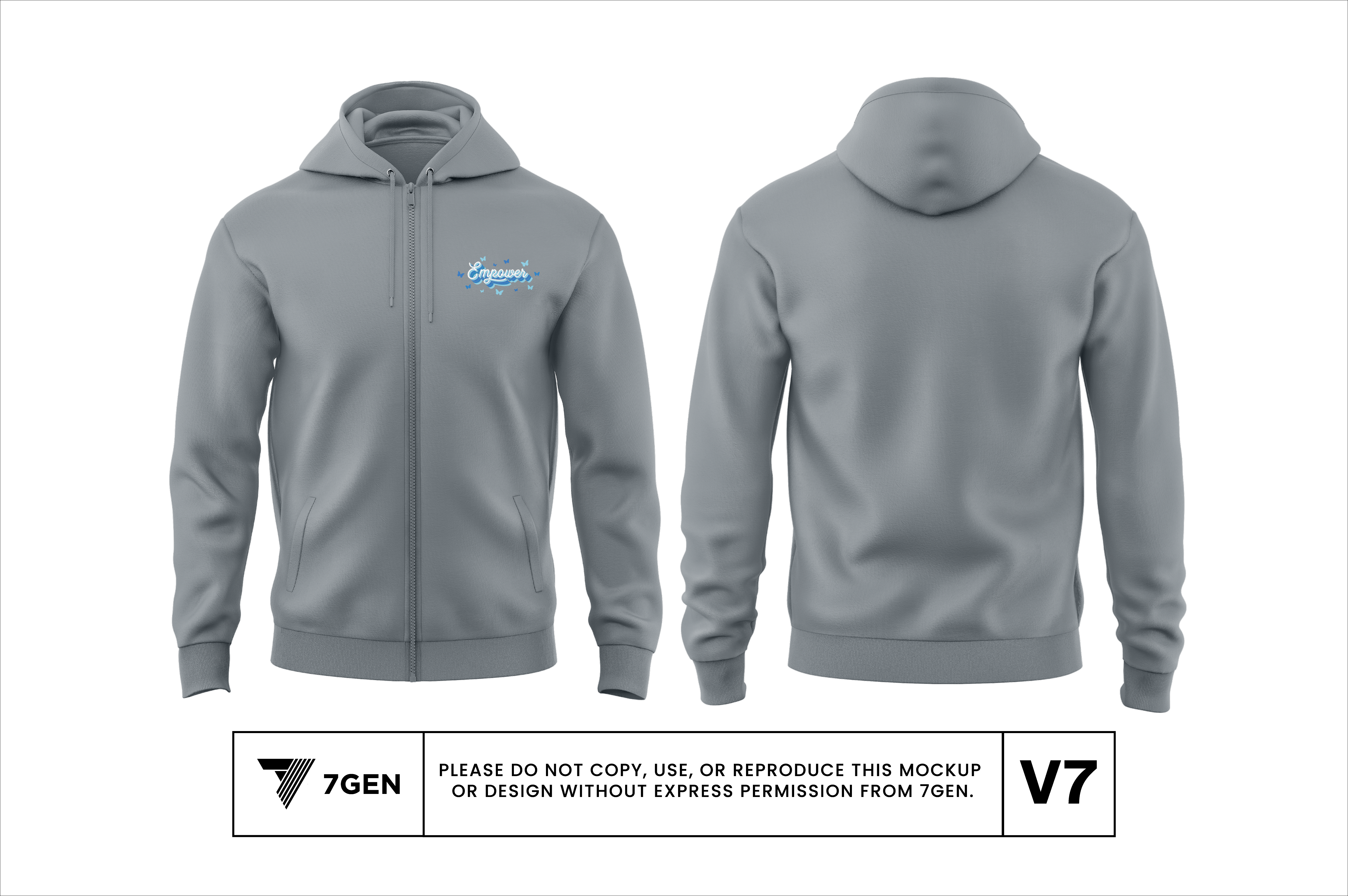 Zip Up Hoodie - V7