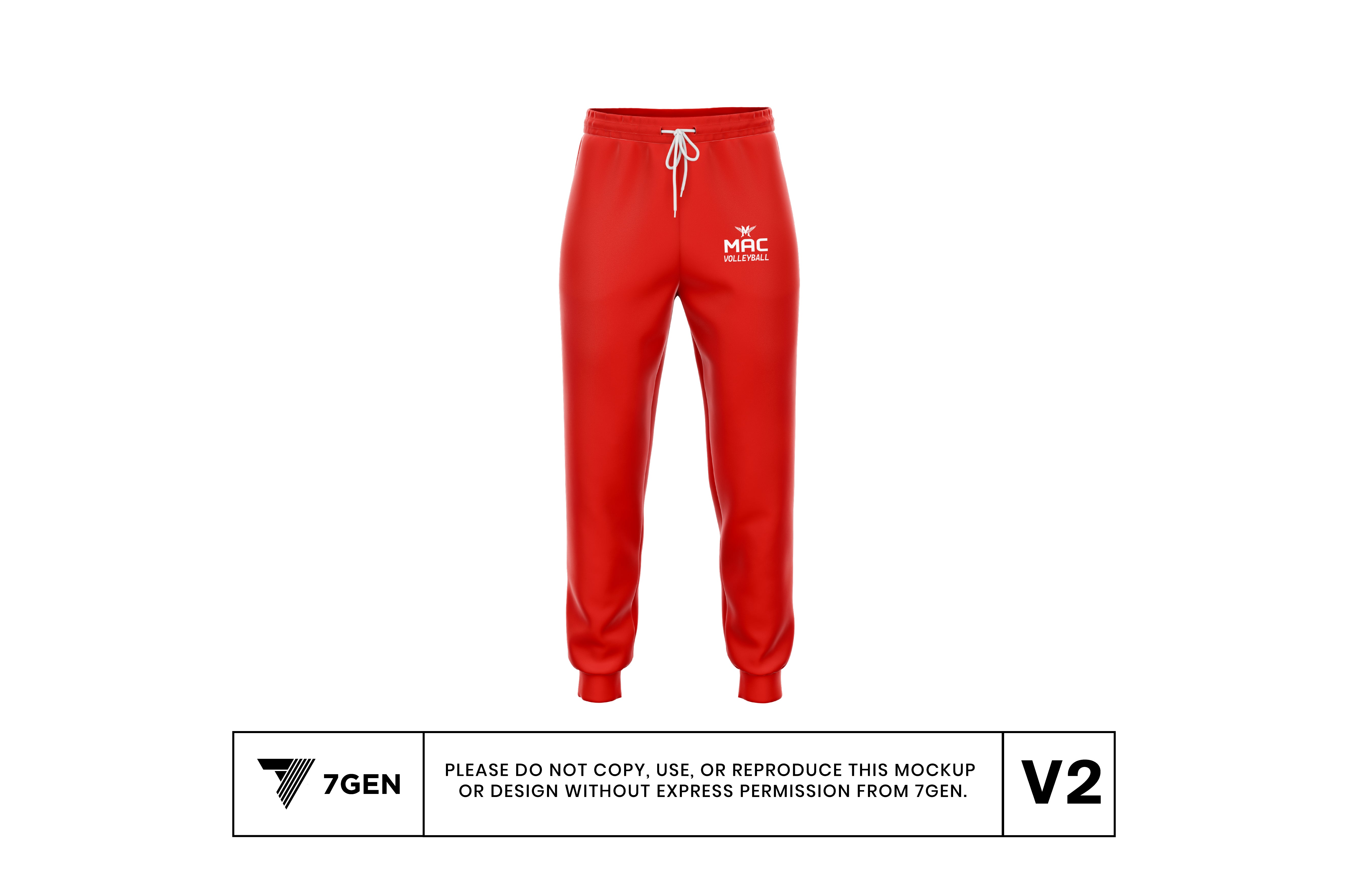 Unisex Tech Joggers - Red