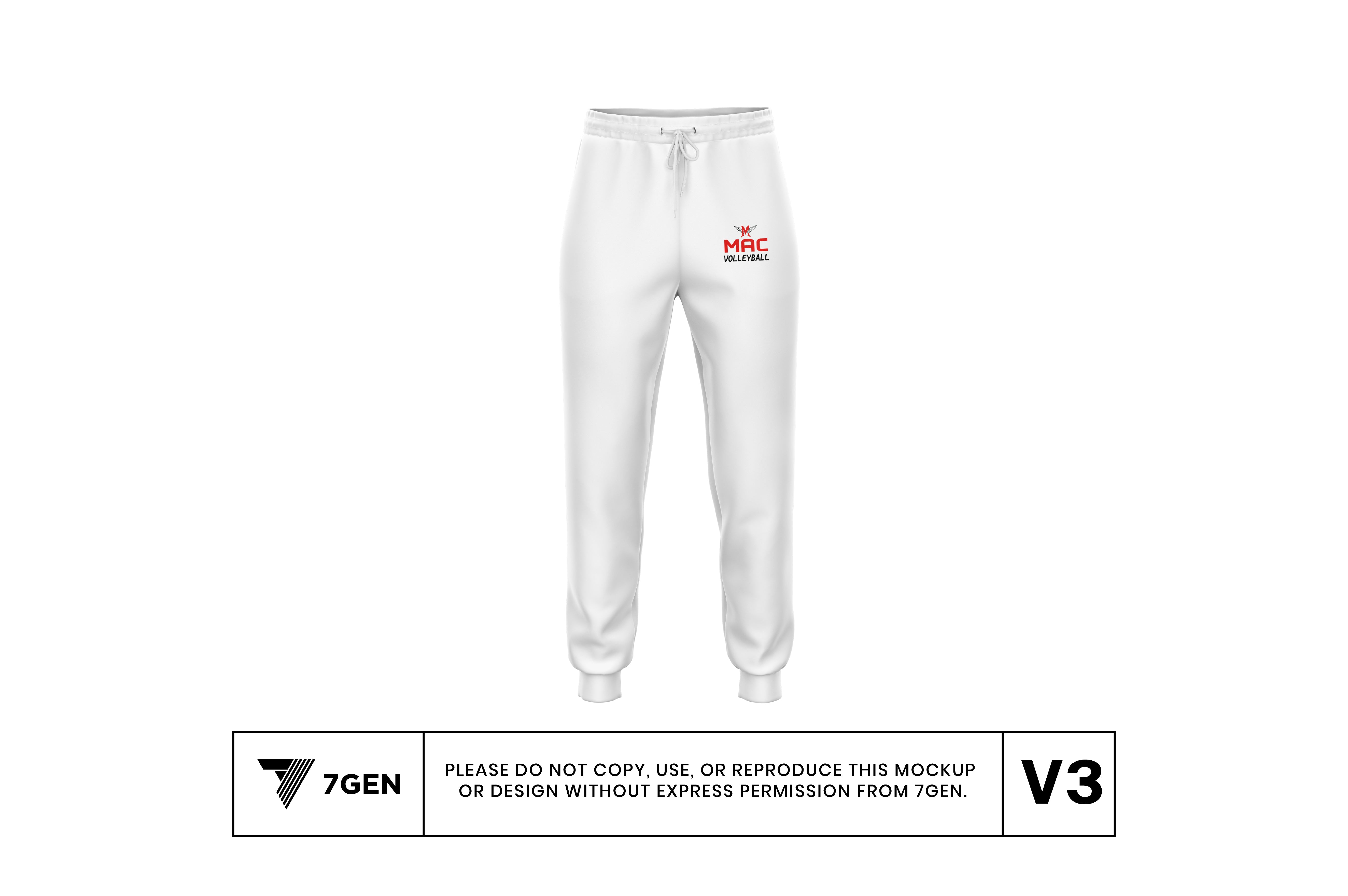 Unisex Tech Joggers - White