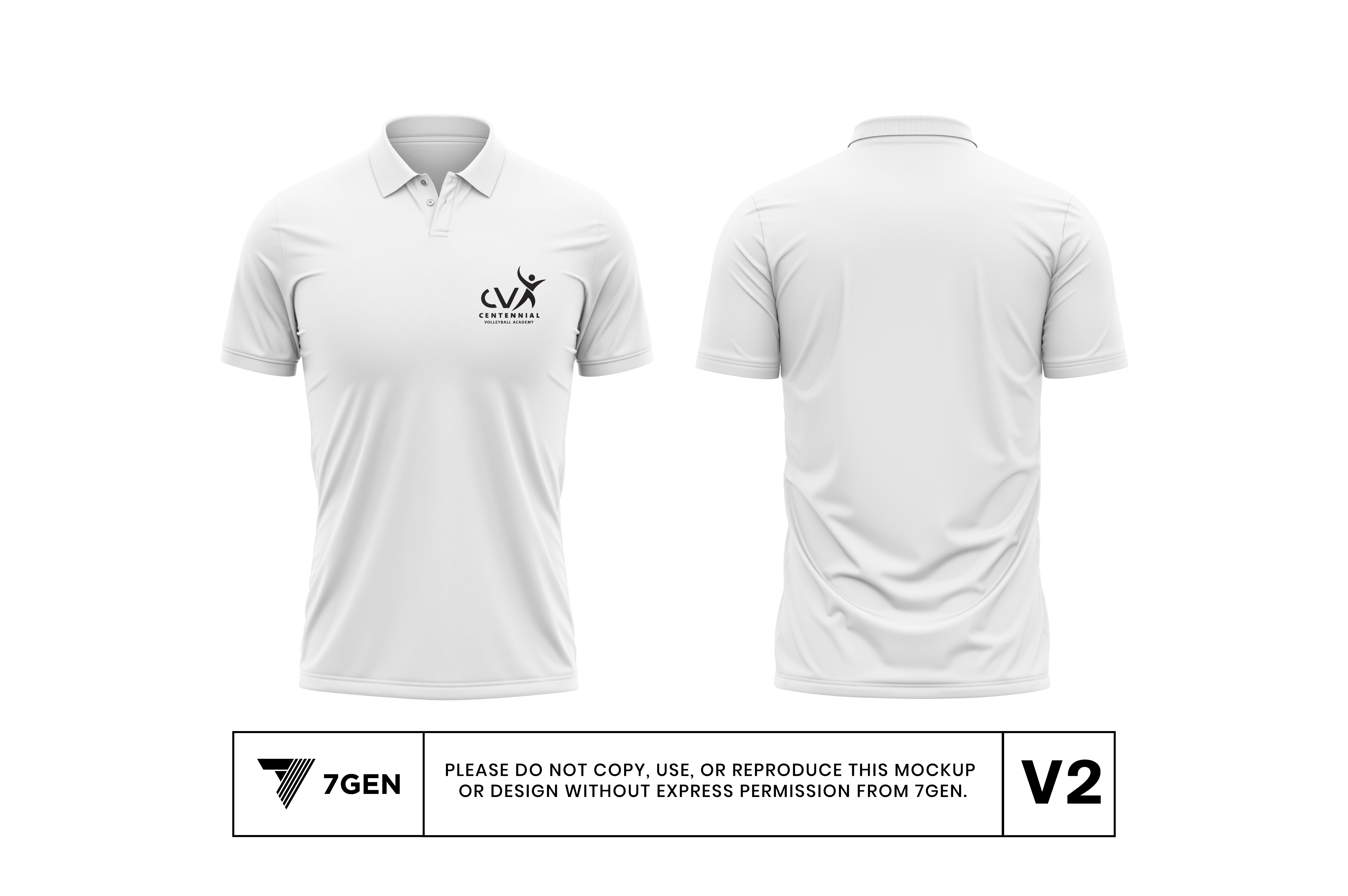 Women's Polo - White