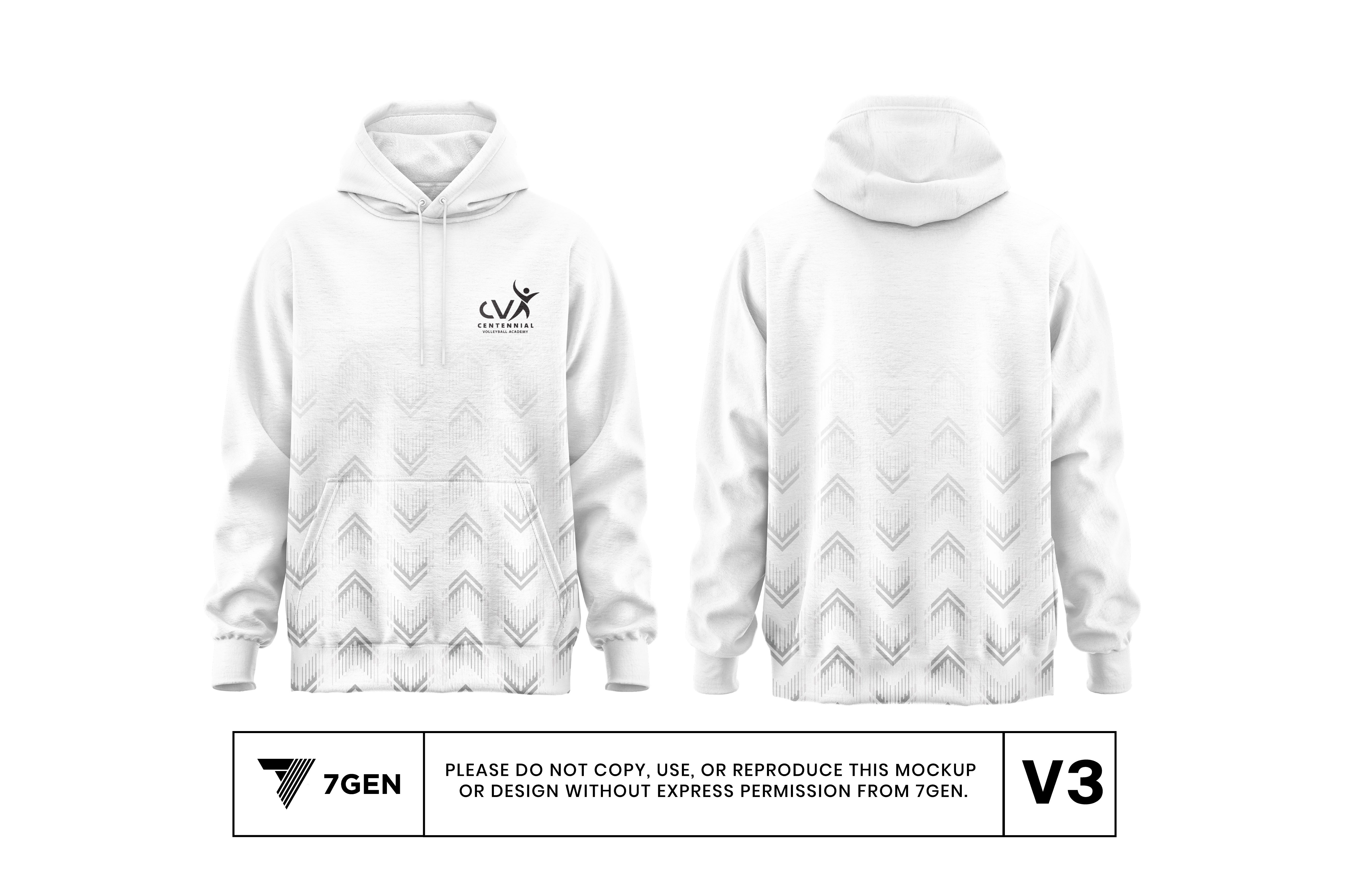 Unisex Pullover Hoodie - White
