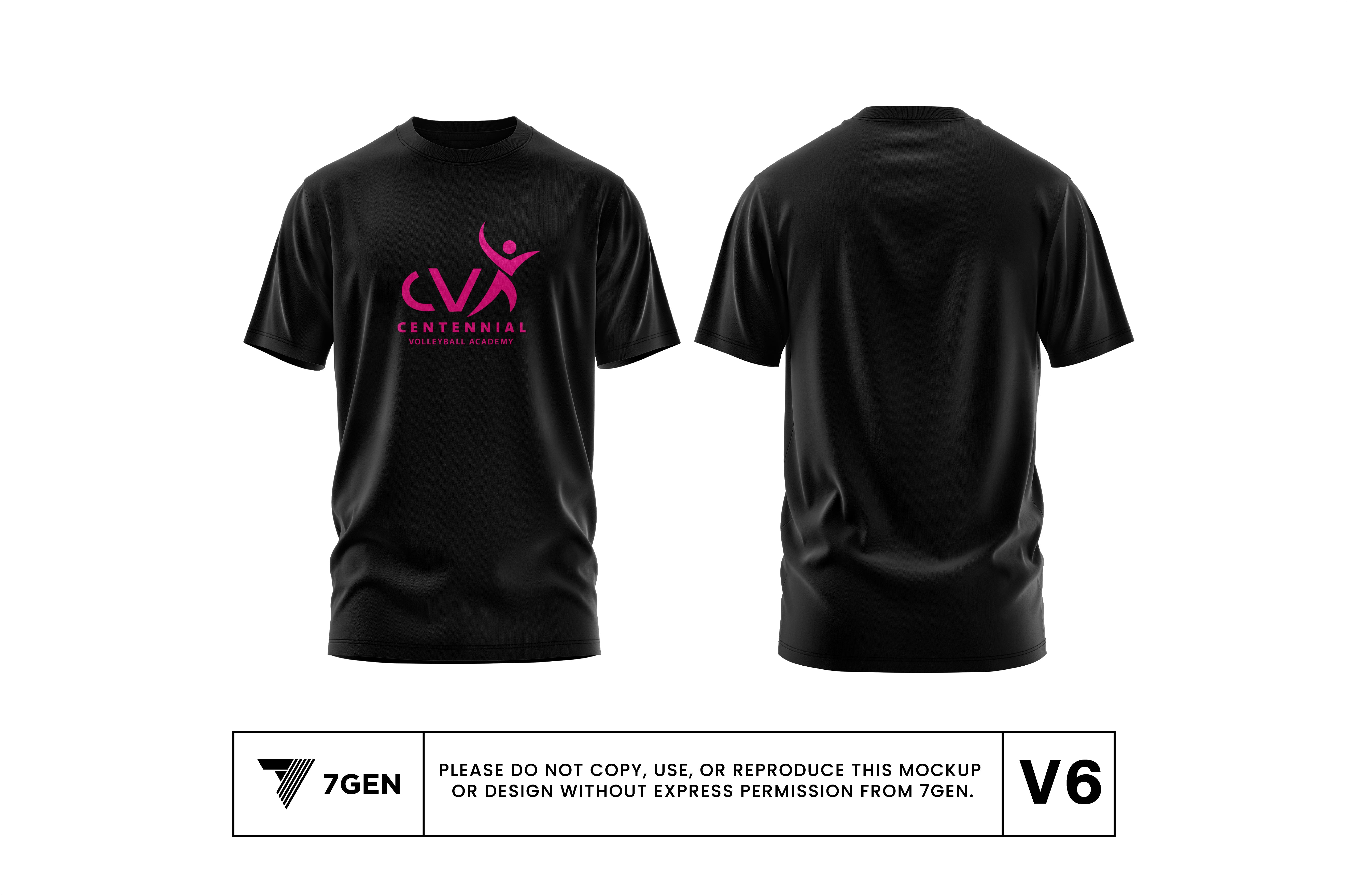 SS Tri Blend Logo Shirt - Black